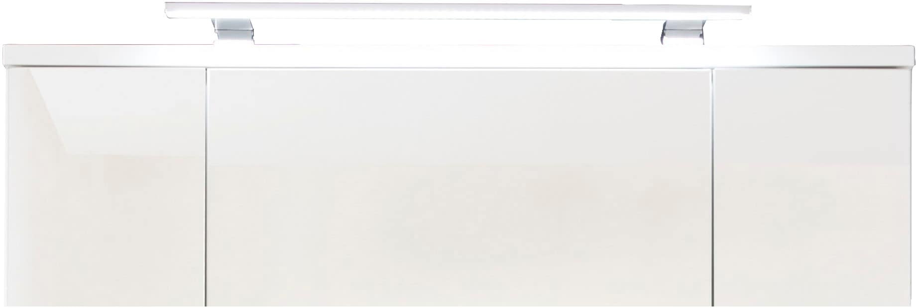 trendteam LED Spiegelleuchte LED-Board Kaltweiß Länge 60 cm - LED Badaufbauleuchte mit kaltem Licht - Mit Schalter