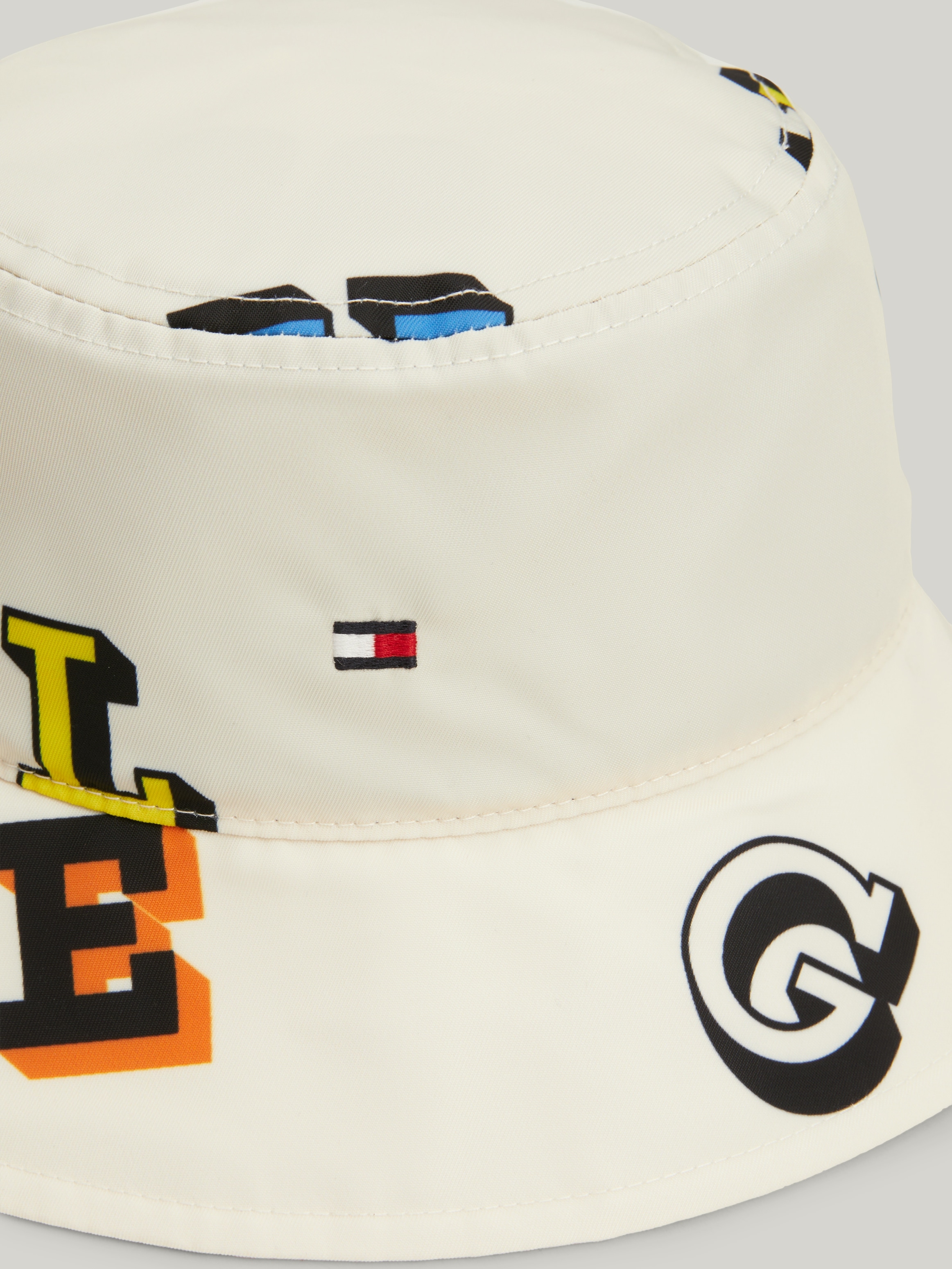 Tommy Hilfiger Sonnenhut »SMALL FLAG AOP BUCKET HAT«, für Kinder bis 16 Jahre