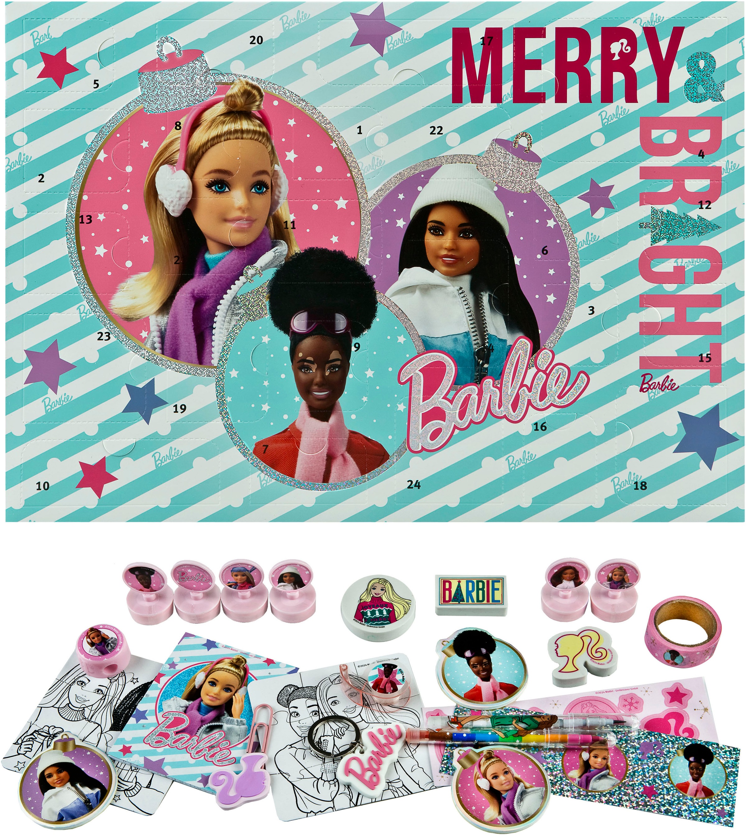 UNDERCOVER Spielzeug-Adventskalender »Barbie«, ab 3 Jahren