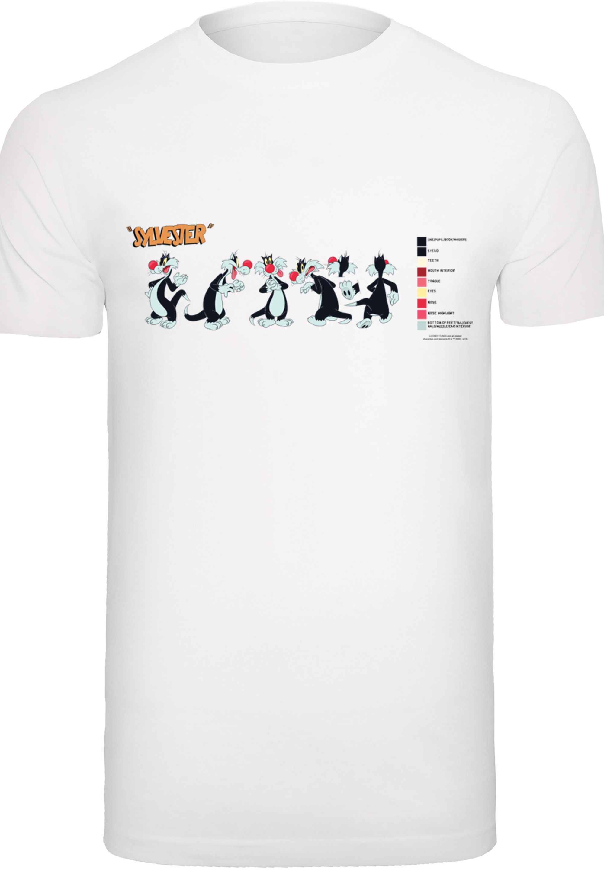 F4NT4STIC T-Shirt "Looney Tunes Bugs Bunny Silhouette Breast Print", Print günstig online kaufen