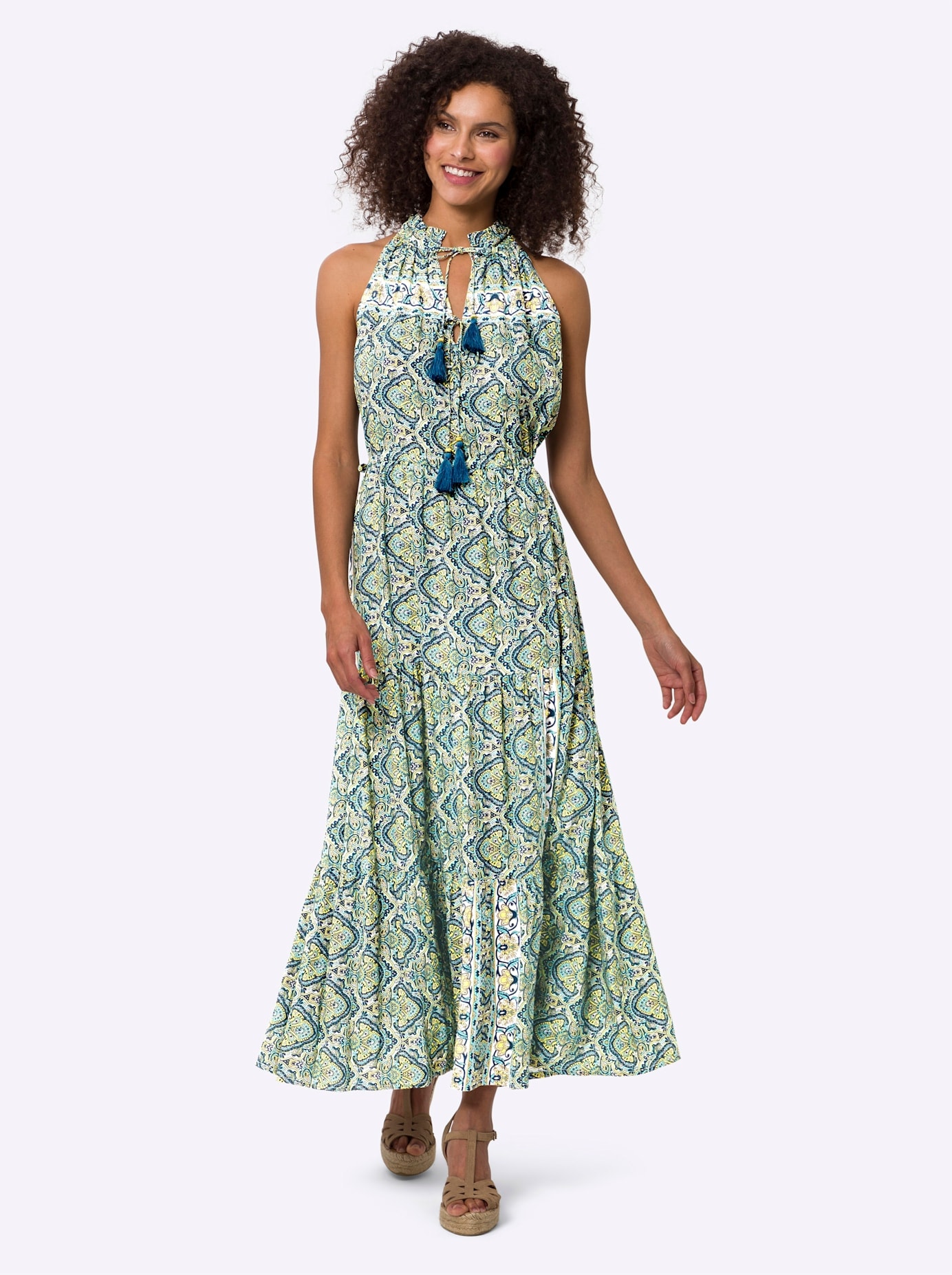 heine Maxikleid »Druck-Kleid«