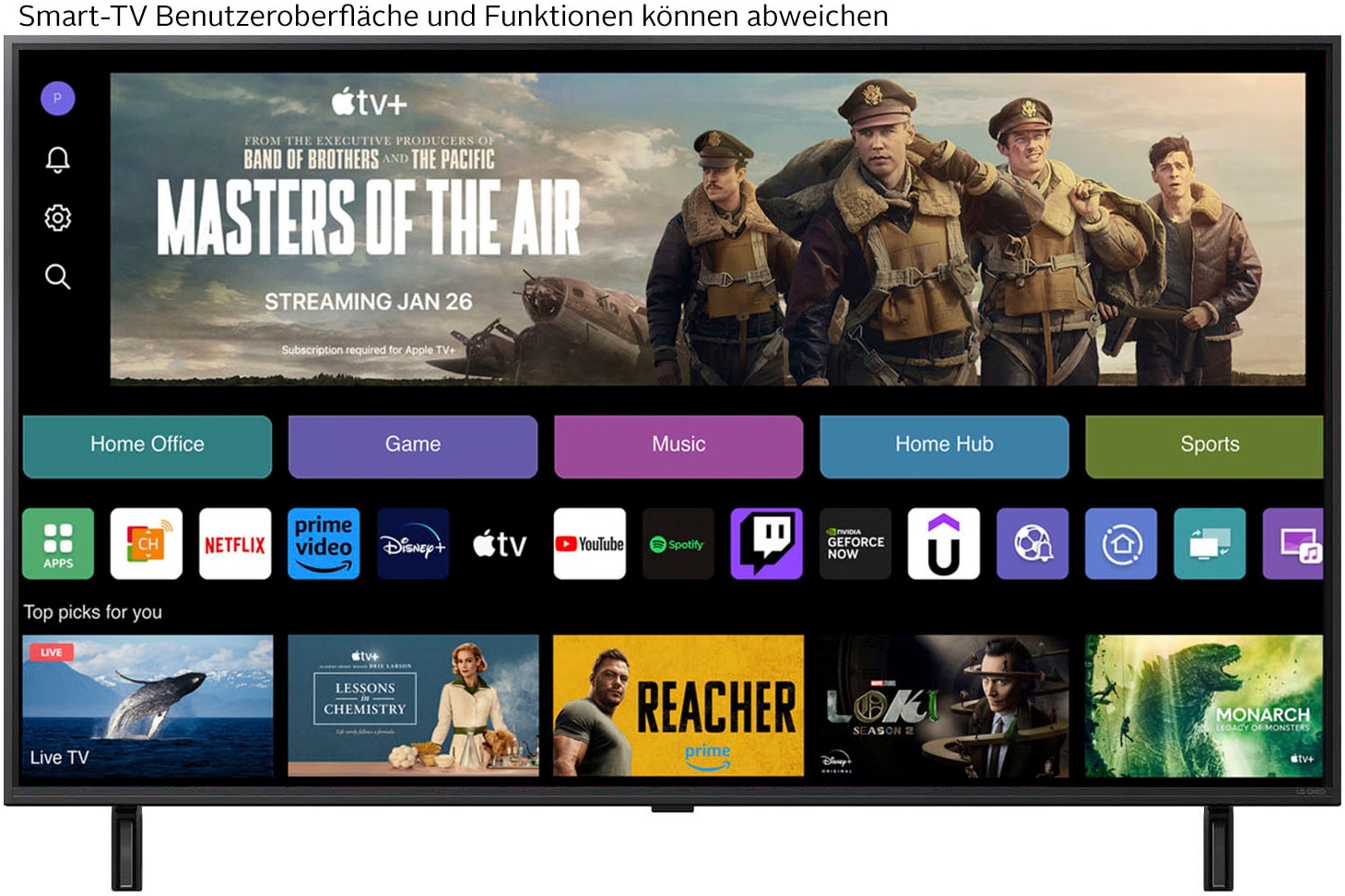 LG QNED-Fernseher »50QNED80A6A«, 4K Ultra HD, Smart-TV