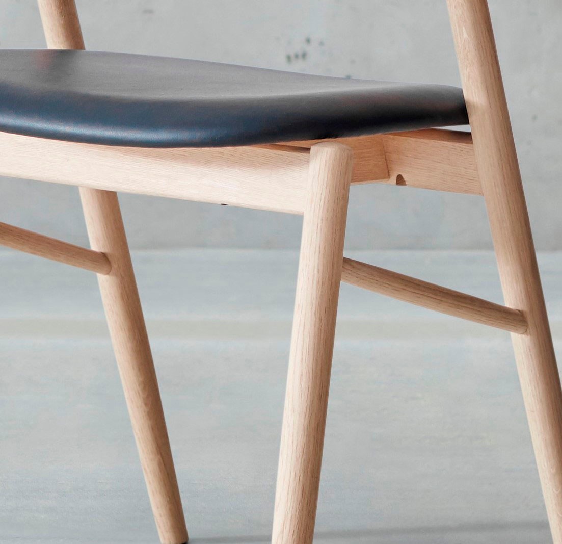 Hammel Furniture Holzstuhl »Findahl by Hammel Springer«, (Set), 2 St.,  Massivholz, mit Sitz und Rückenpolster aus Leder kaufen | BAUR