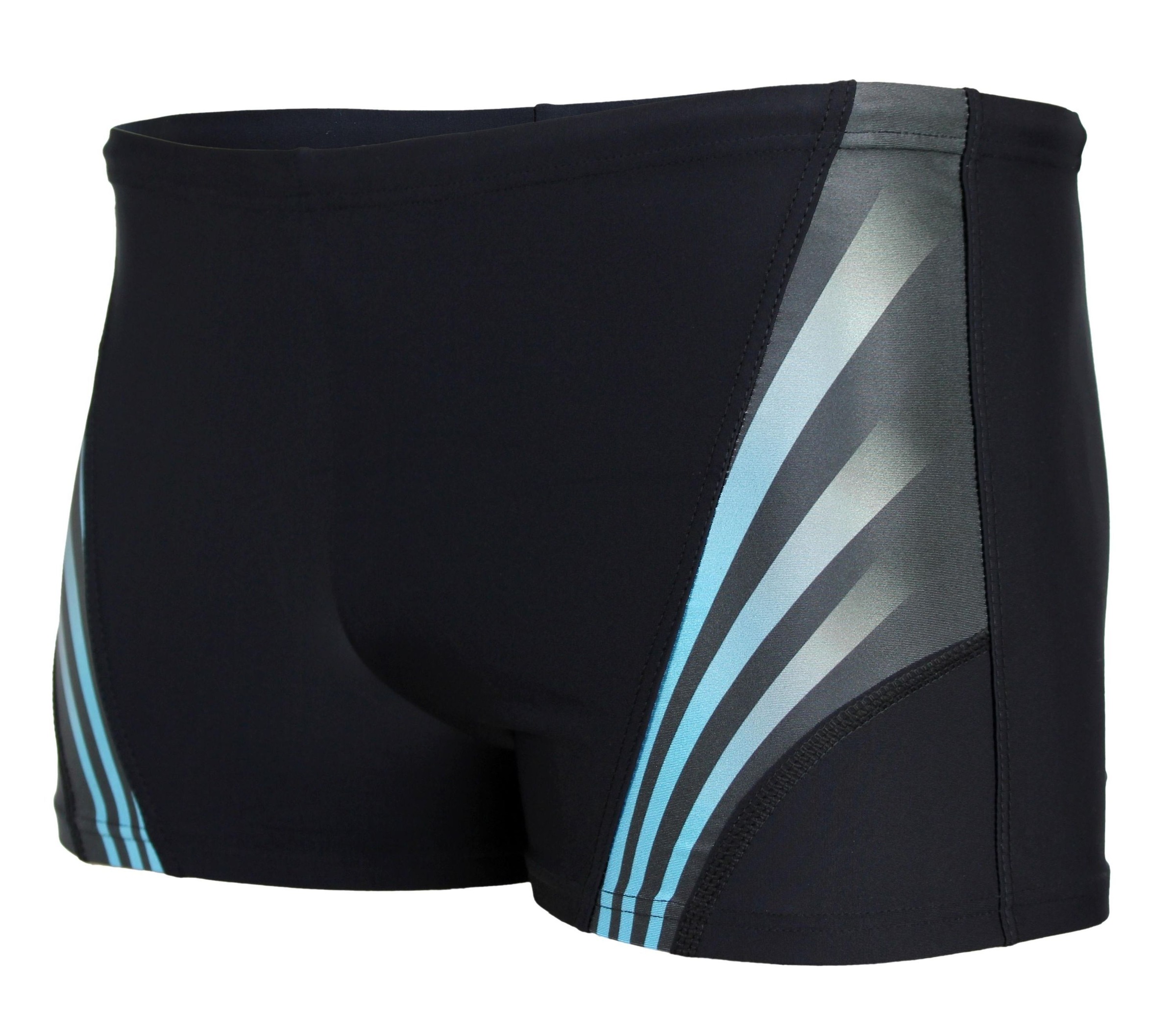 AQUARTI Badehose "Badehose Aquarti Herren Badehose Kurz Sportlich Streifen"