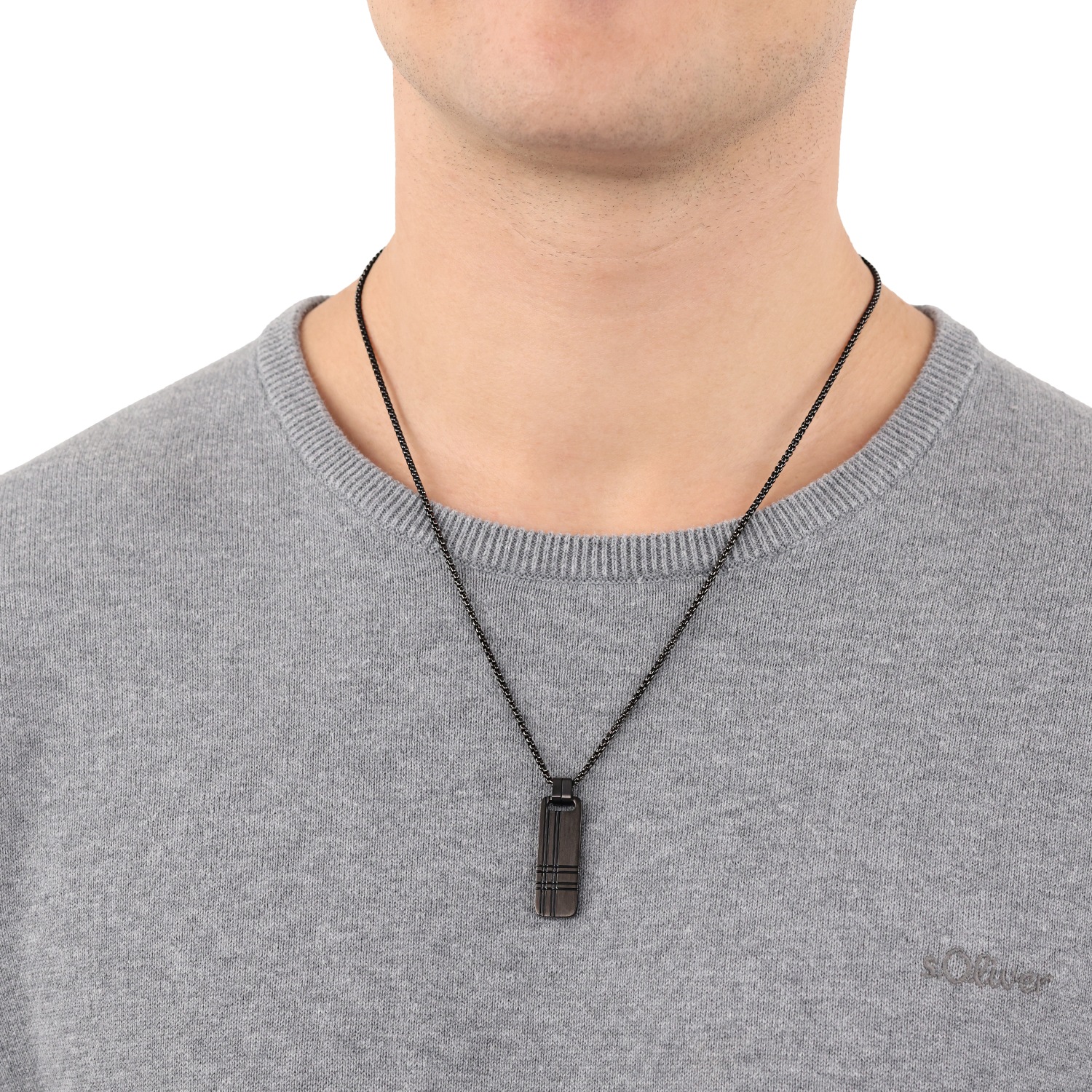 s.Oliver Kette mit Anhänger »Dog Tag, 2039736«