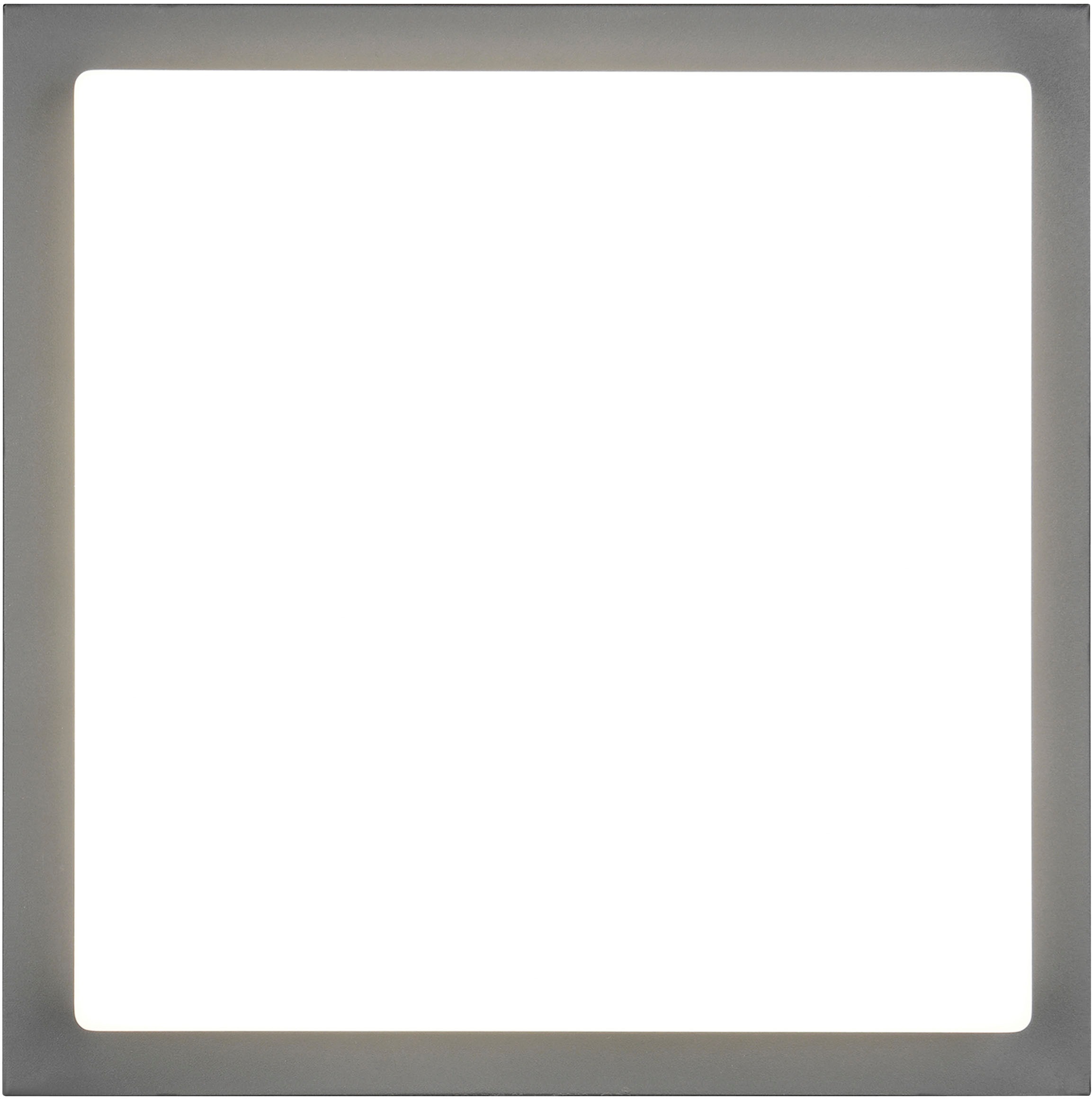 TRIO Leuchten LED Außen-Wandleuchte »BERMEJO, Hausnummer Leuchte mit Bewegungsmelder IP54 Fassadenleuchte«, 1 flammig, Leuchtmittel LED-Board | LED fest integriert, CCT Lichtfarbe einstellbar 2300-4000K, 1450 Lumen 14W Ø 30cm