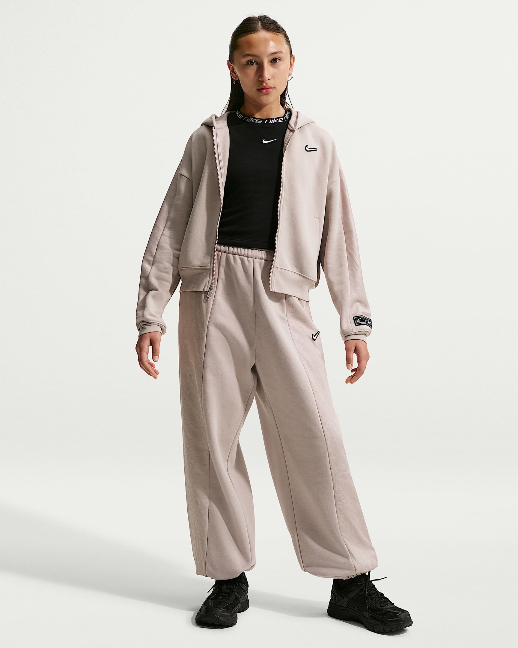 Nike Sportswear Sweatshirt »Nike Sportswear Big Kids' (Girls') Fleece Long-Sleeve Top«, Für Kinder und Jugendliche
