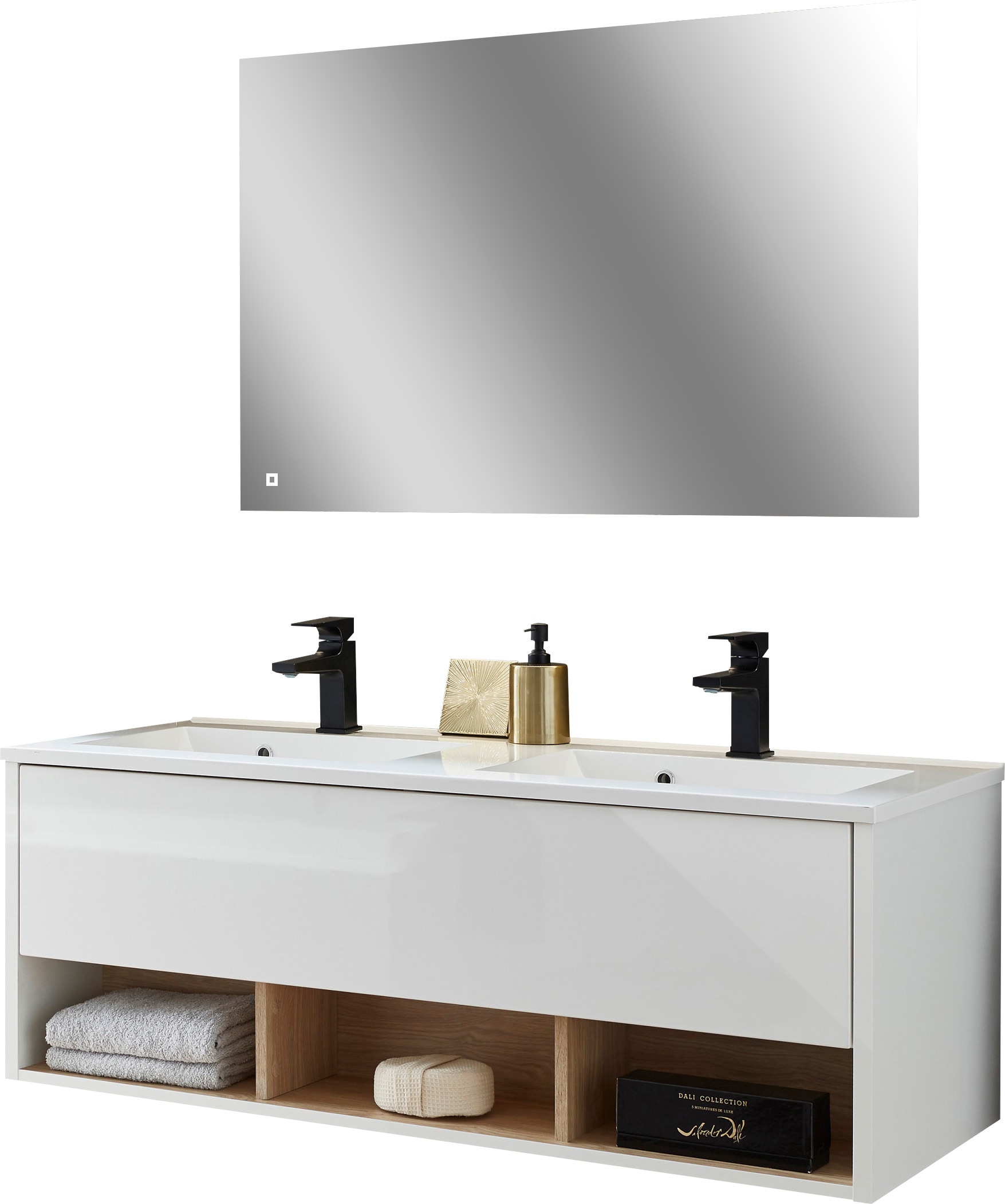 Home affaire Badmöbel-Set "Studio Line, Bad im modernen Design, 2-teiliges günstig online kaufen