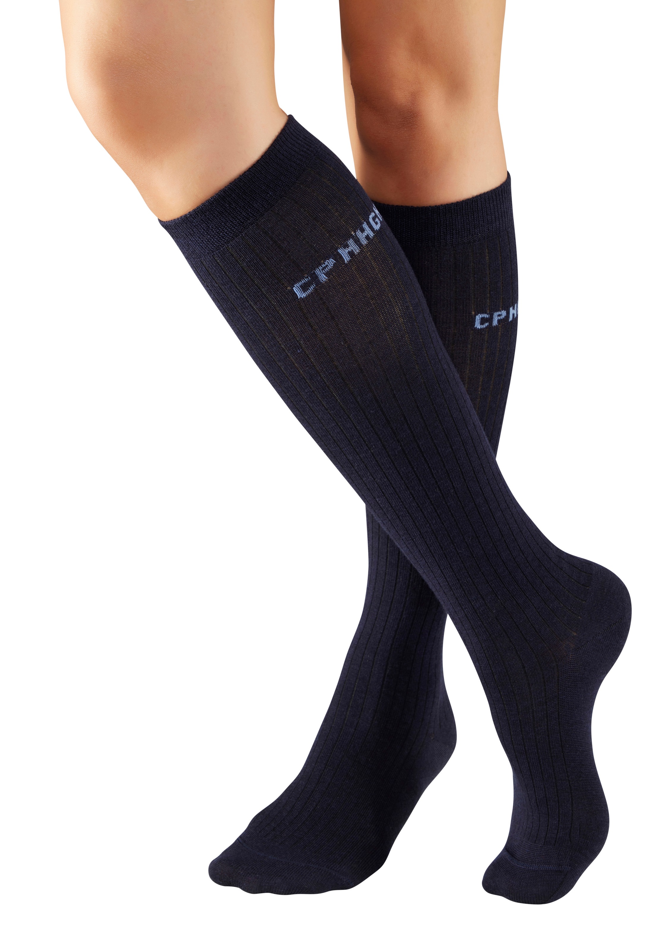 Thumbnail - Copenhagen Studios Kniestrümpfe Packung, 2 Paar tlg. mit weicher wärmender Wolle