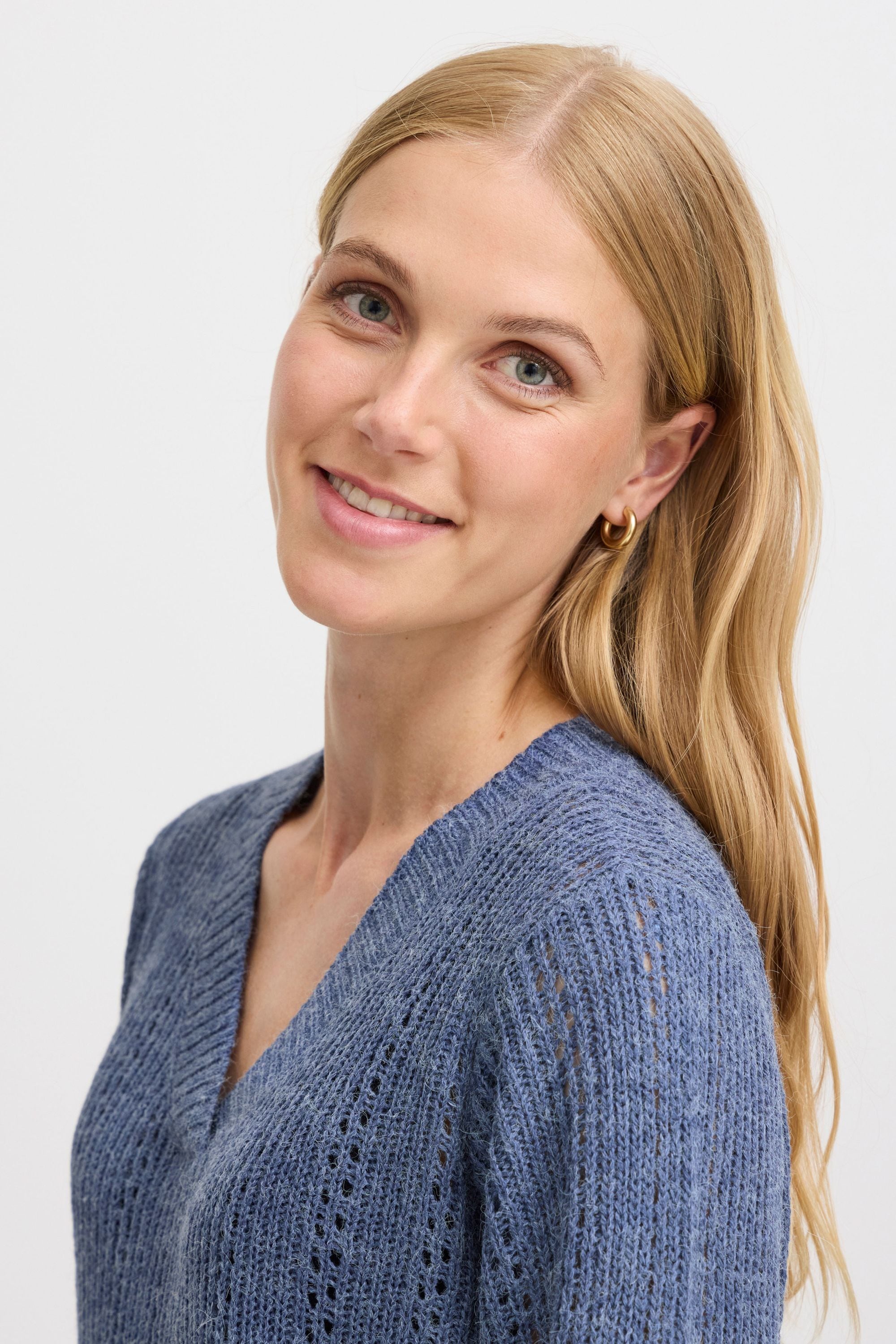 fransa Strickfleece-Pullover »Strickpullover FRERETTA PU 7«