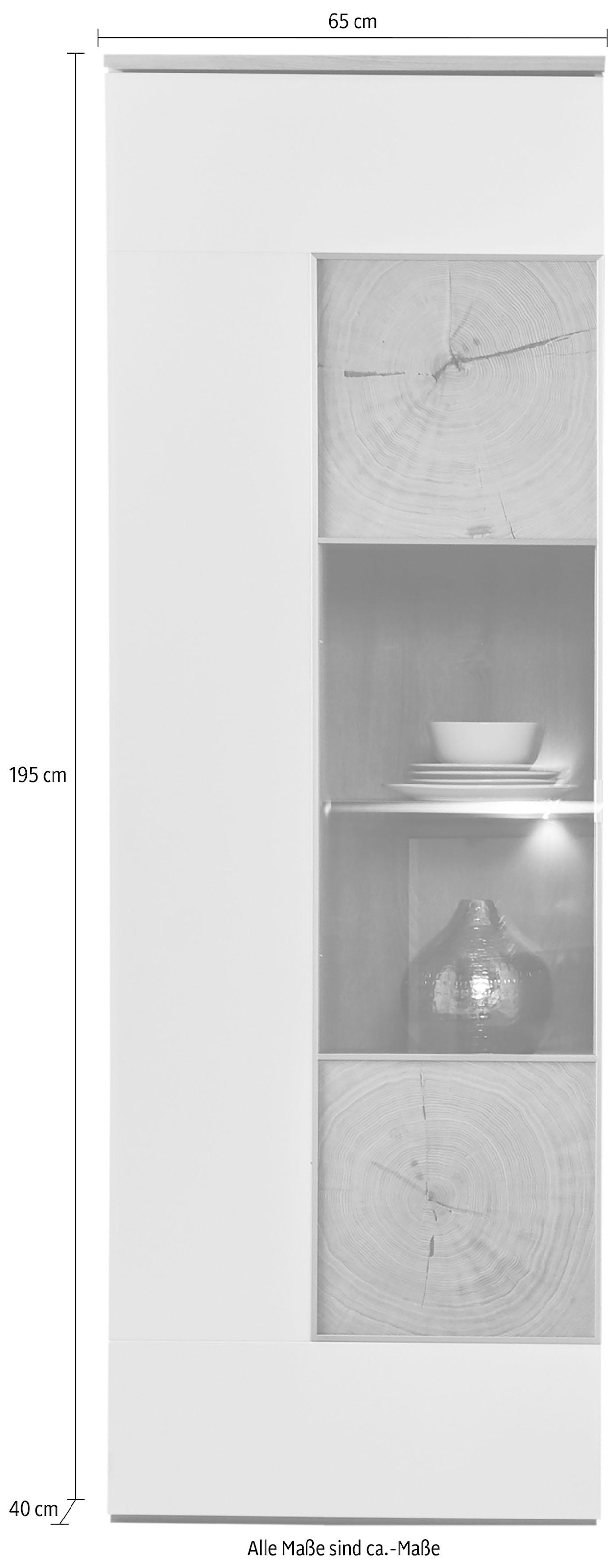 Vitrine, Höhe 195 cm mit Glaseinsatz online kaufen | BAUR