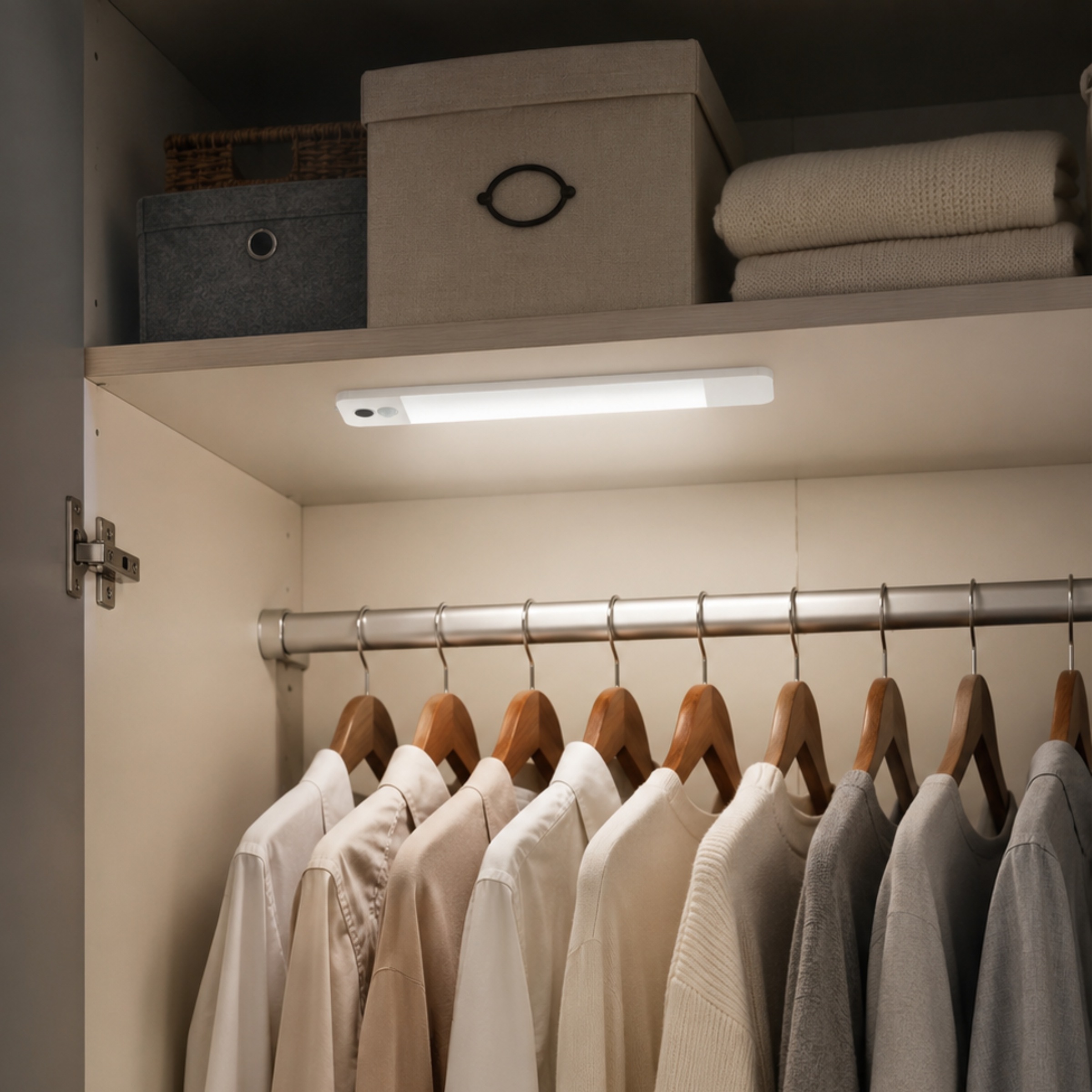 Hanseatic LED Unterbauleuchte »/ Schrankbeleuchtung / Lichtleiste LUBLUGHK223« LED-Modul 1 Stk. Neutralweiß Akkubetrieb, 4000 K,  25cm x 4cm