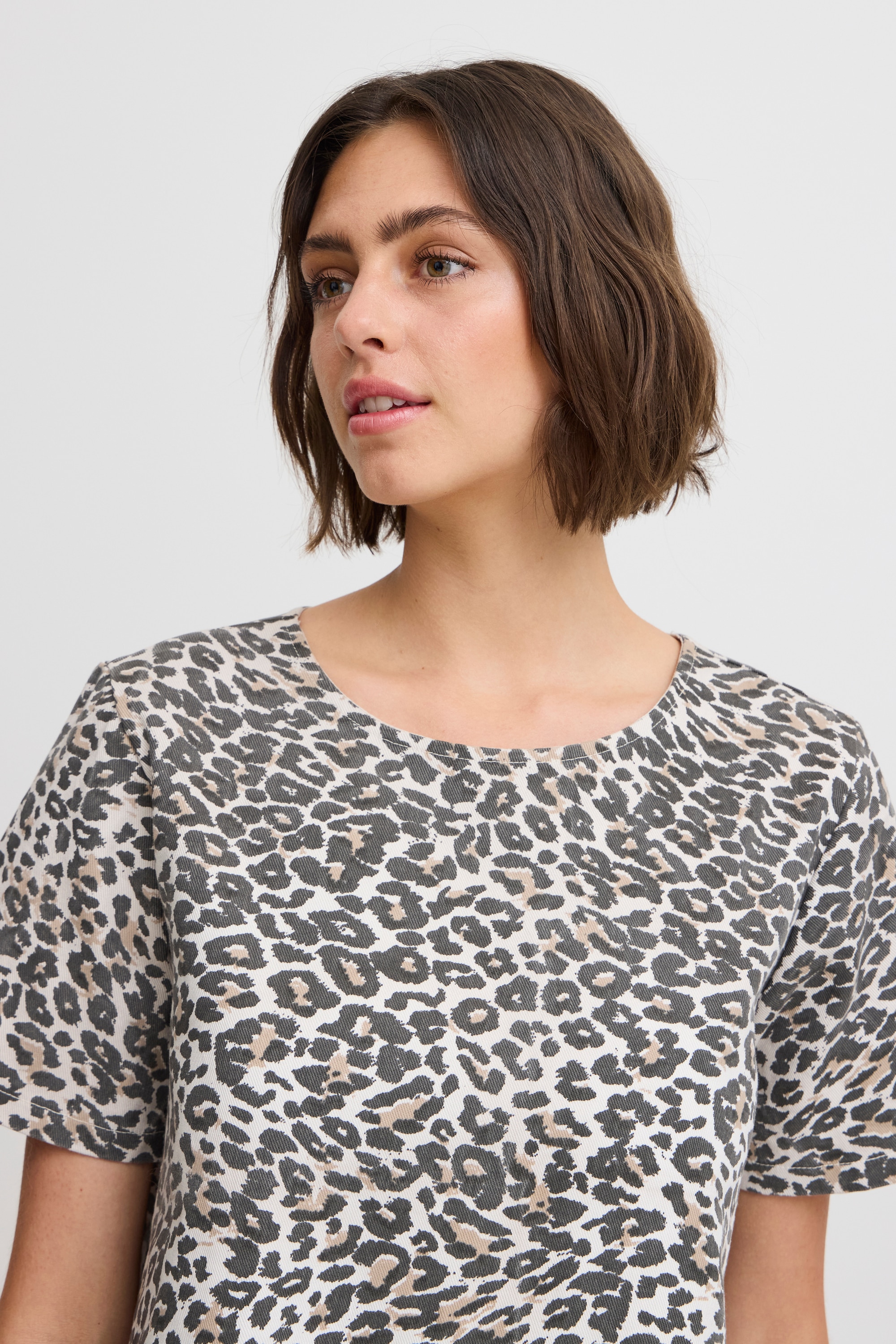 Ichi Midikleid »Damen Kleid IXJILLA«
