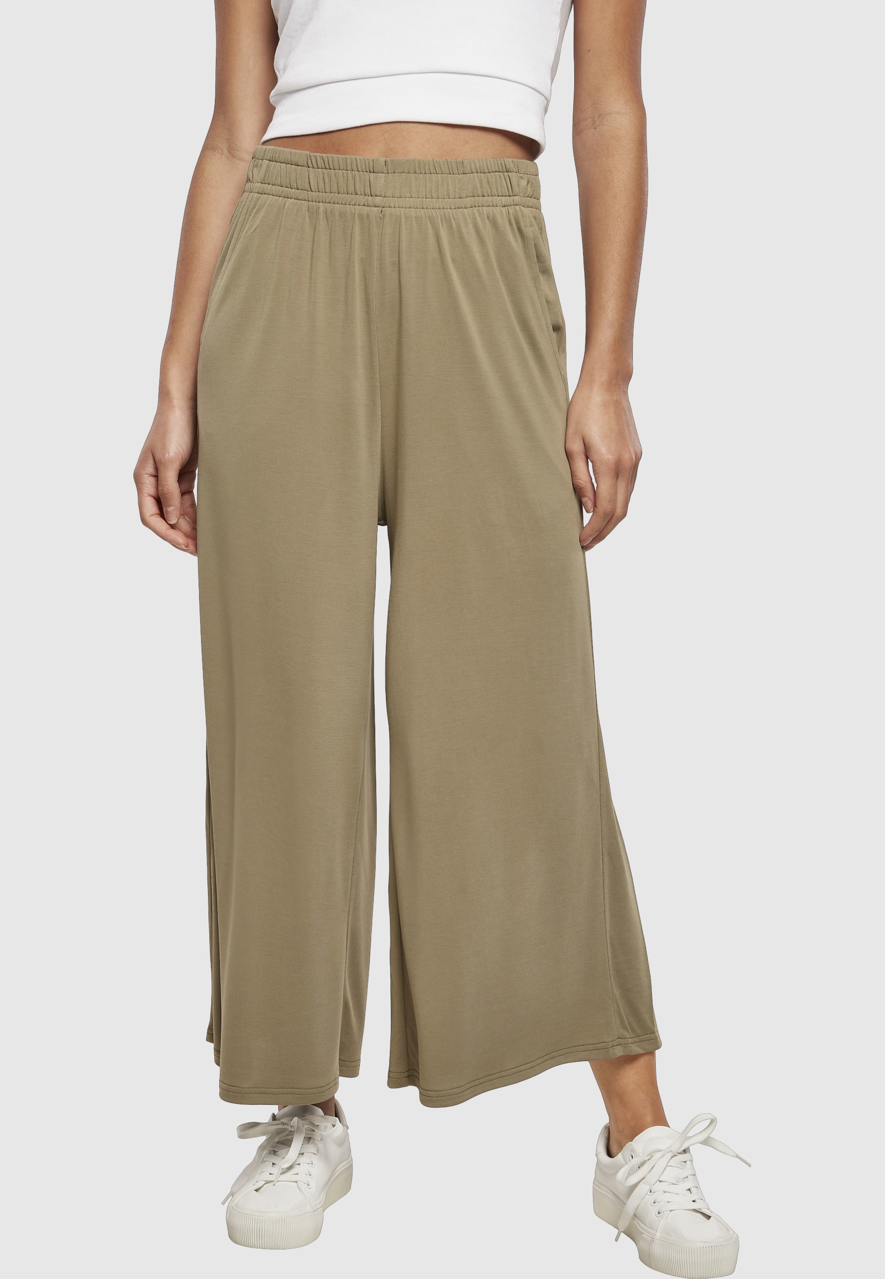 URBAN CLASSICS Stoffhose »Urban Classics Damen Ladies Modal Culotte«