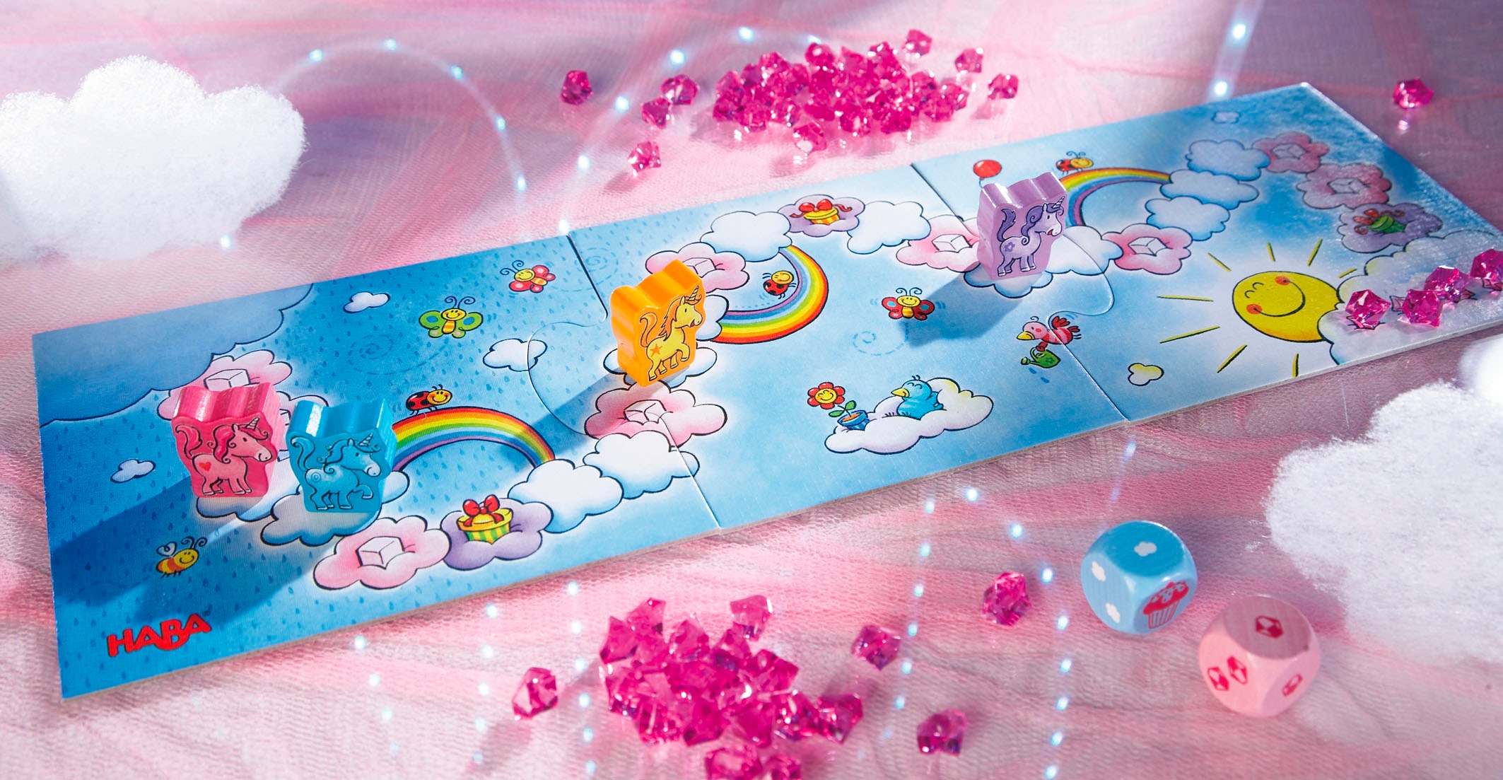 Haba Spiel »Einhorn Glitzerglück Wolkenschatz« Made in Germany