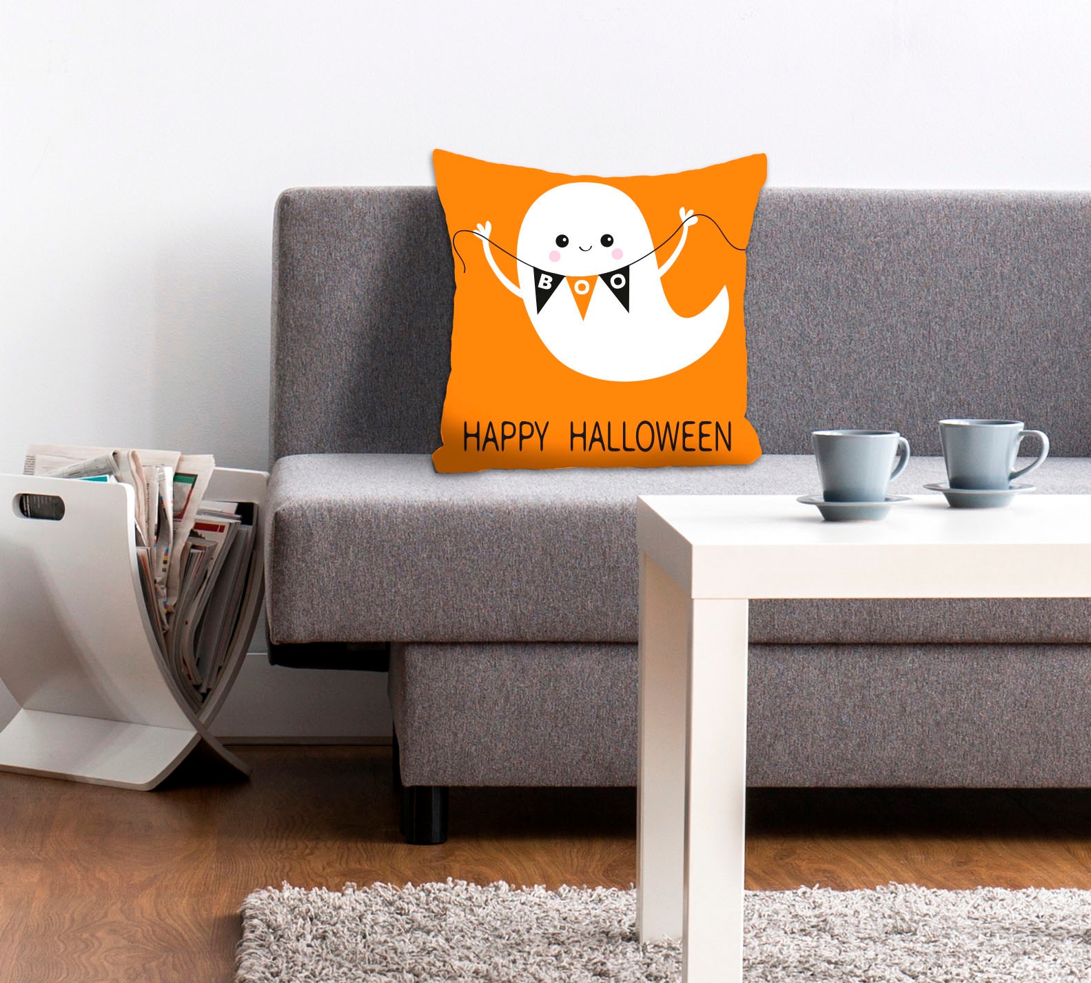 queence Dekokissen "BOO" Kissenhülle ohne Füllung, 1 Stück günstig online kaufen