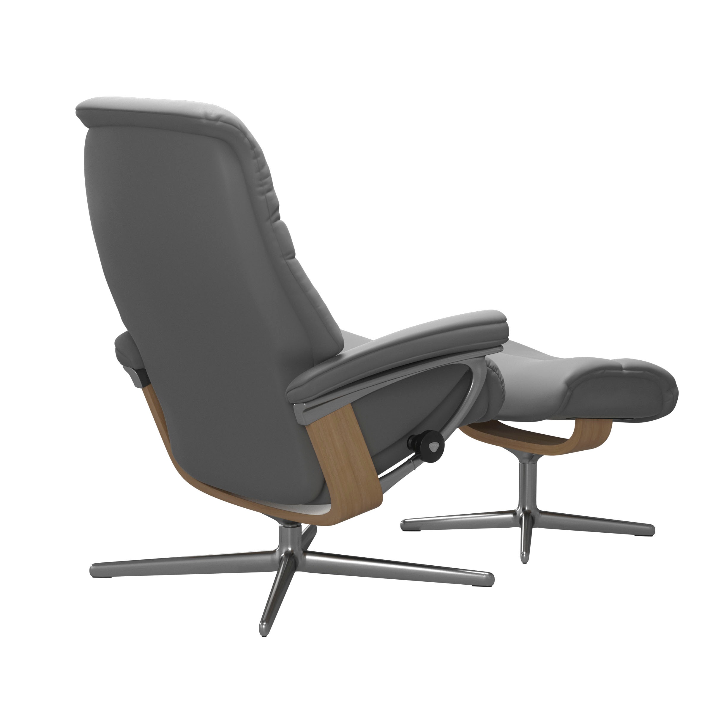 Stressless® Fußhocker »Sunrise«, mit Cross Base, Größe S, M & L, Holzakzent Eiche