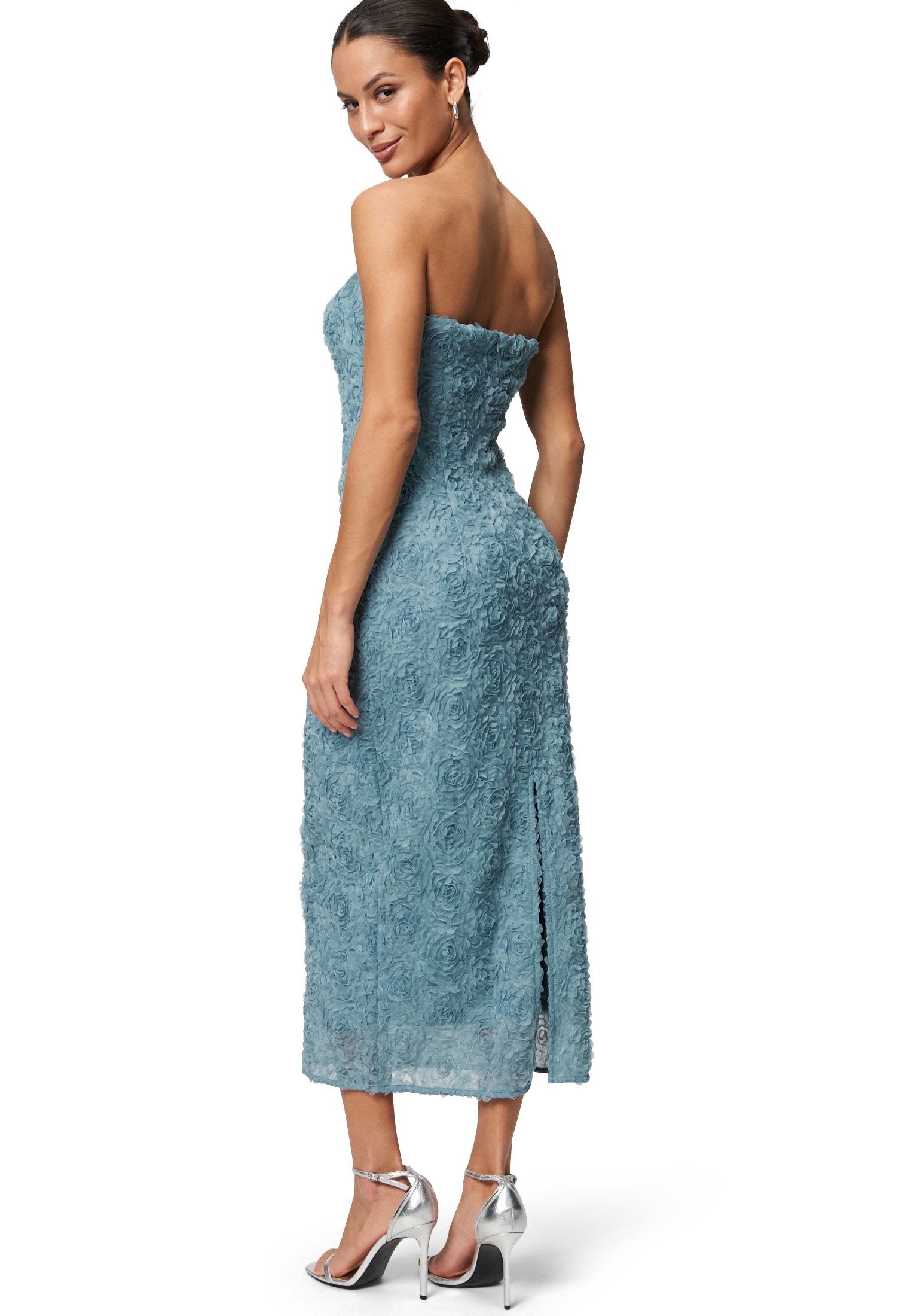 Zero Abendkleid »zero Abendkleid mit 3D Blumen«, weiteres Detail