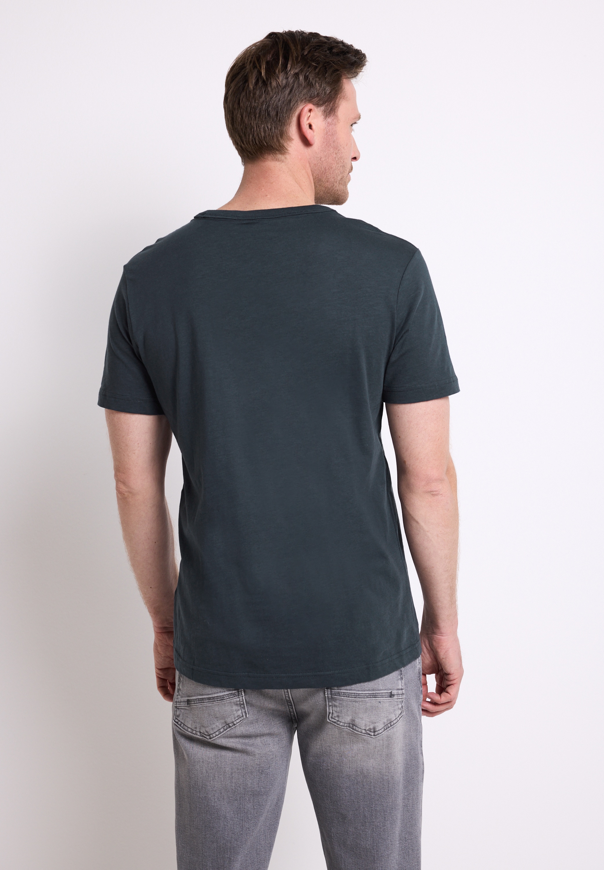 STREET ONE MEN T-Shirt aus reiner Baumwolle