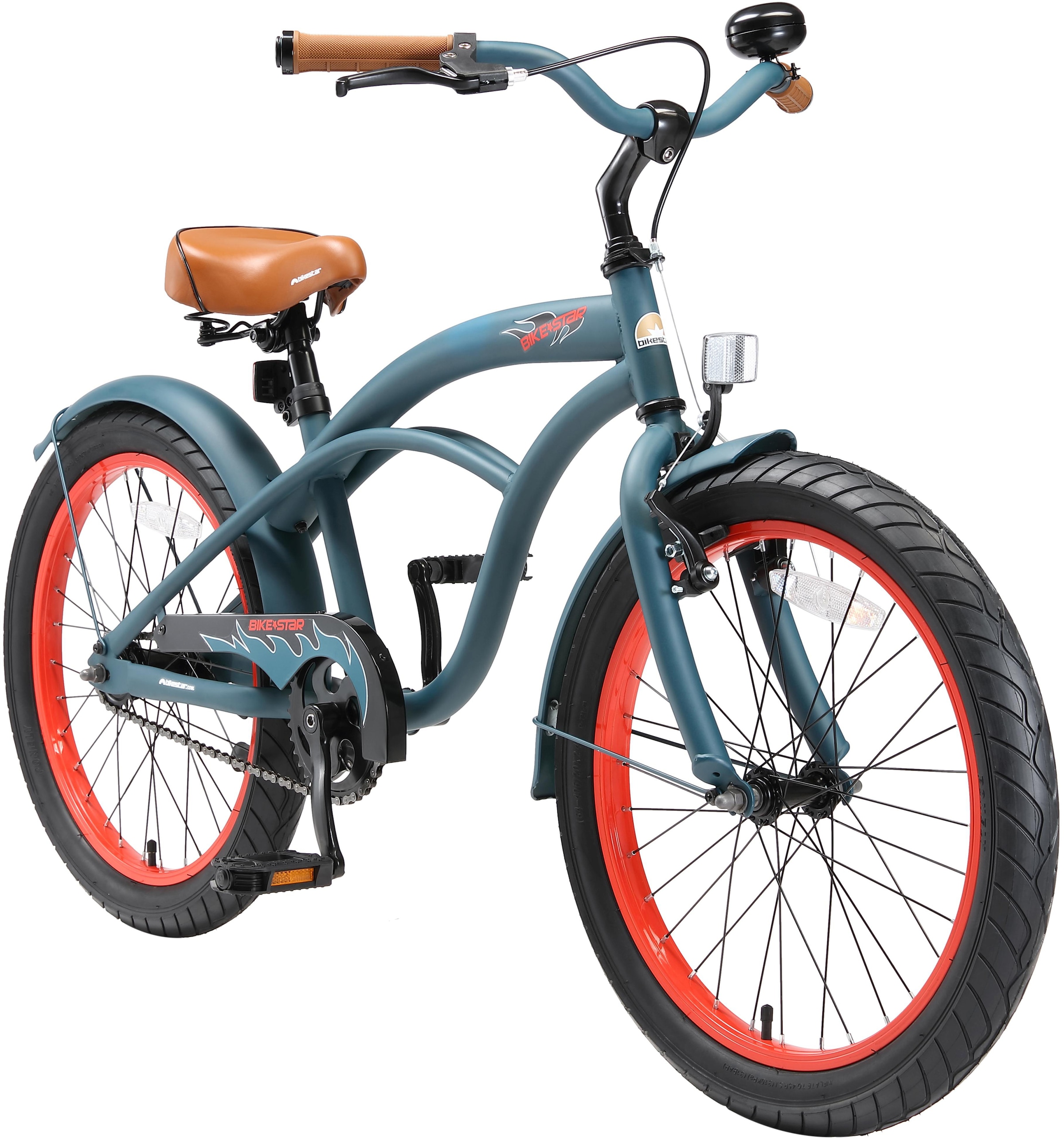 Bikestar Jugendfahrrad »Cruiser«, 1 Gang, für Herren