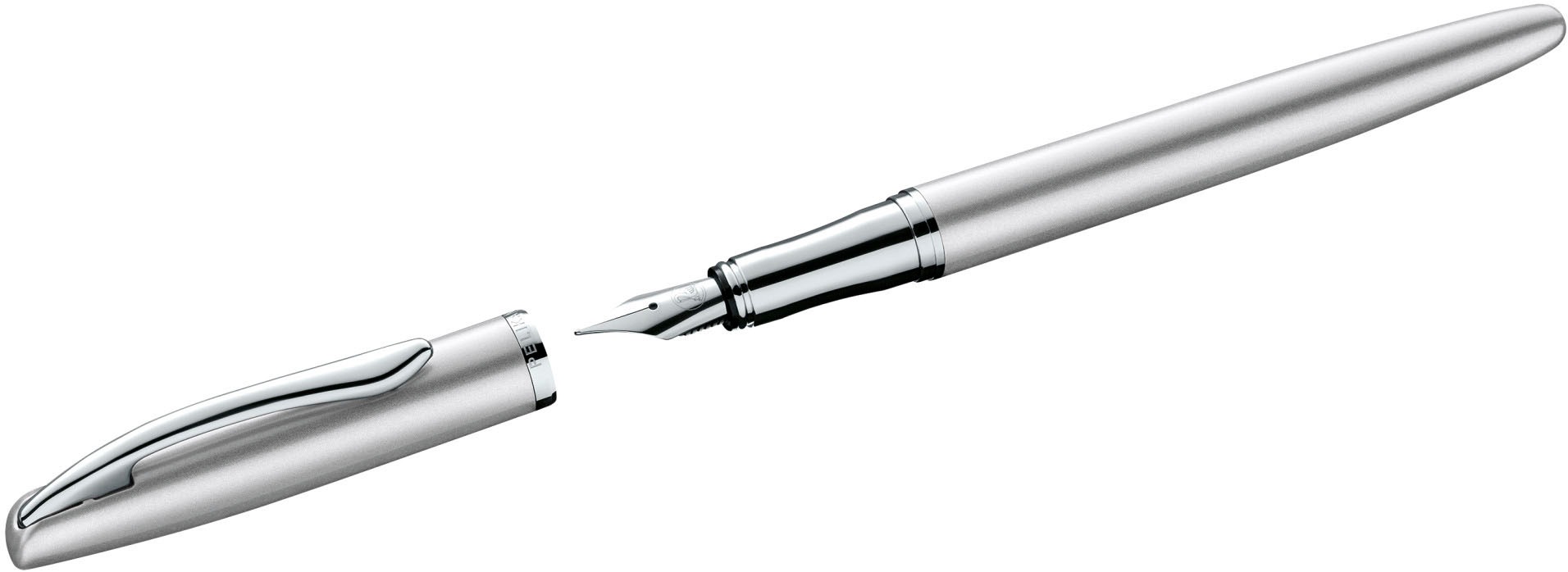 Pelikan Füllhalter »Jazz® Noble Elegance, silber«, (Set), mit Kugelschreiber