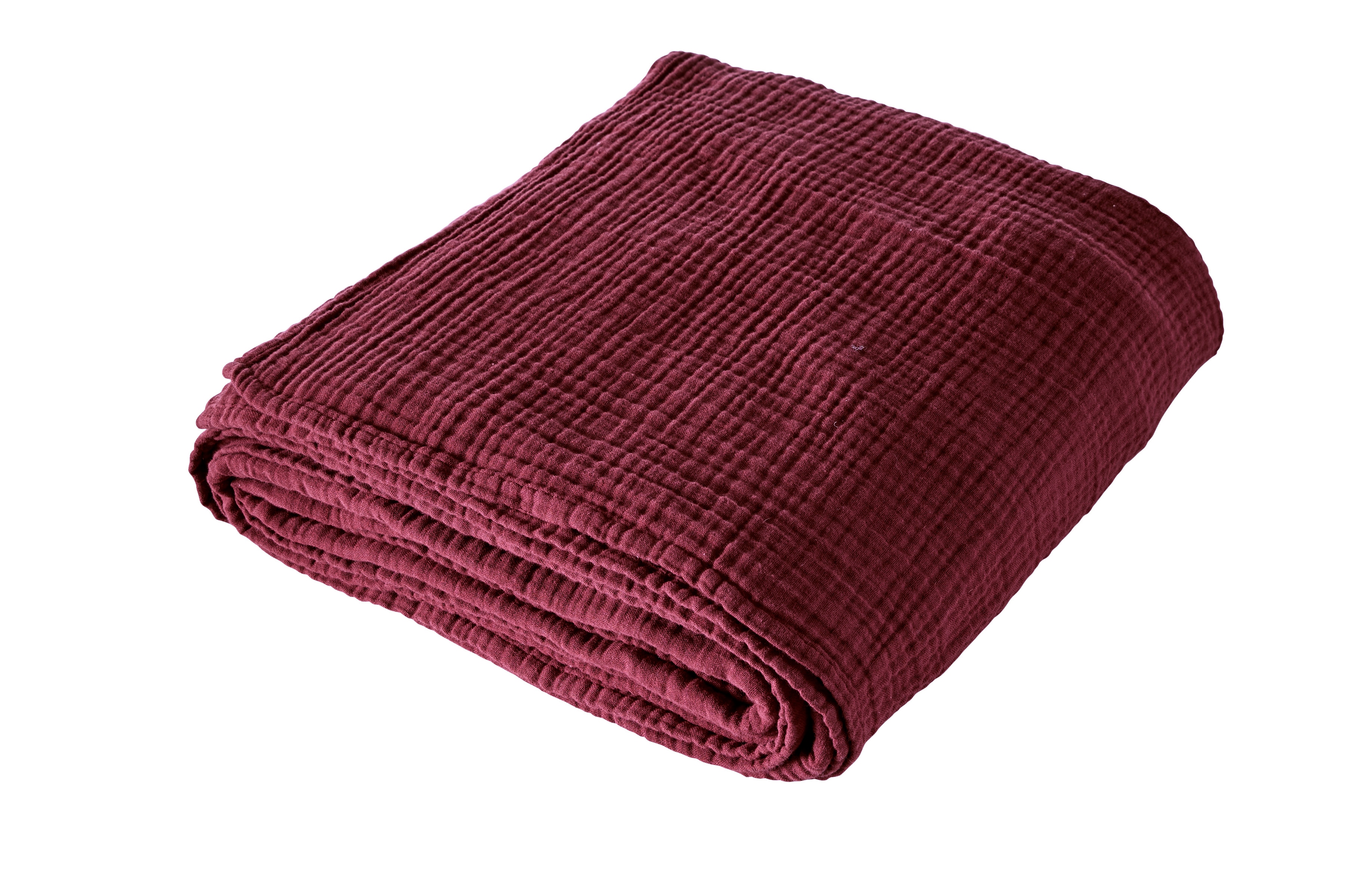 LeGer Home by Lena Gercke Wohndecke "HEVIN" Tagesdecke im Baumwoll-Crinkle-Effekt, Musselin, Kuscheldecke