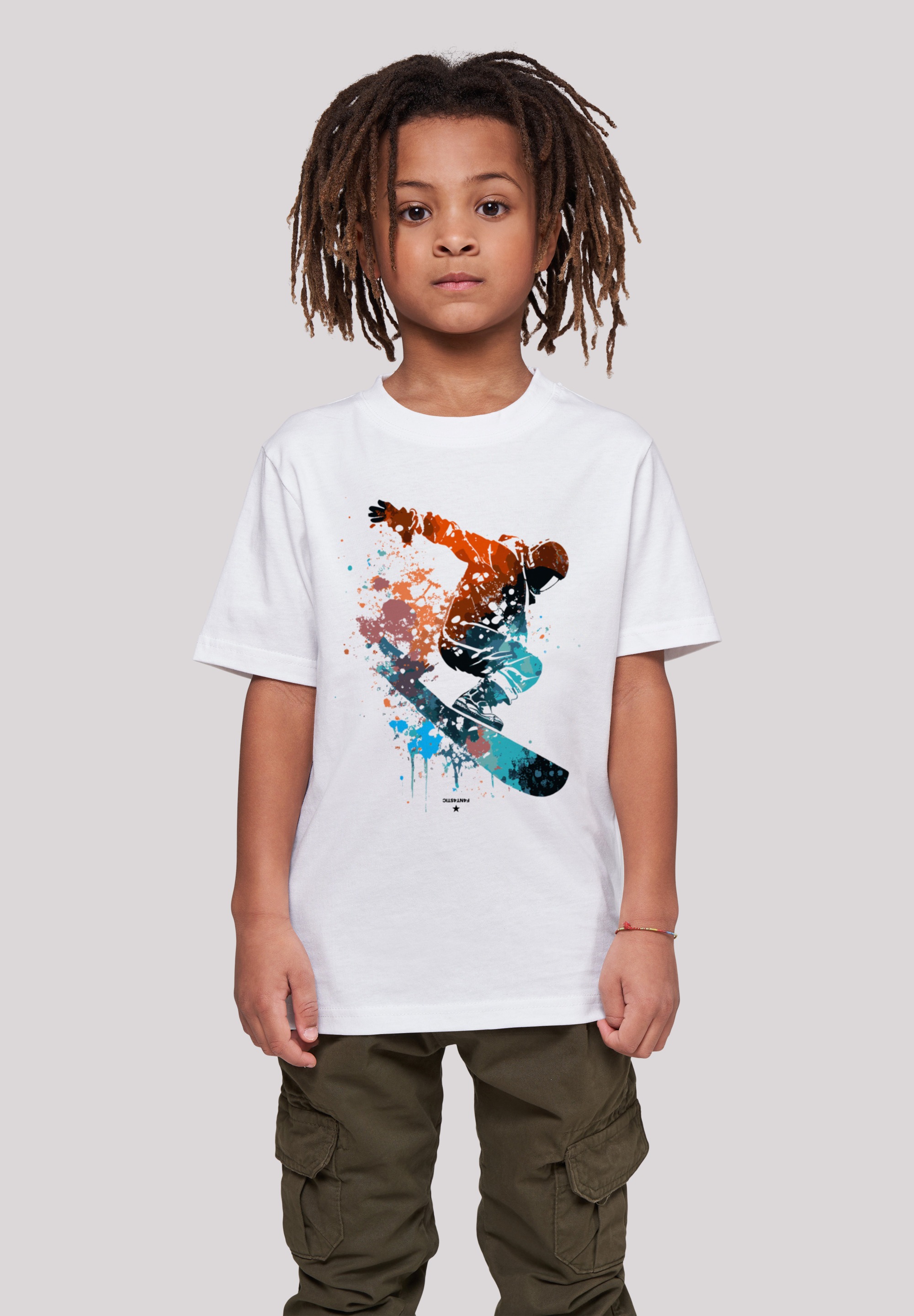 F4NT4STIC Marškinėliai »Snowboarder« Print