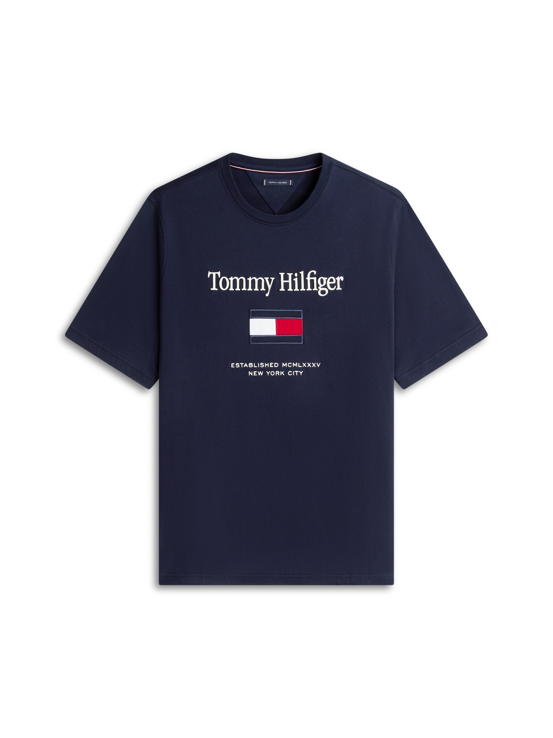 Tommy Hilfiger Big & Tall T-Shirt »BT-TOMMY EMBRO FLAG« Große Größen