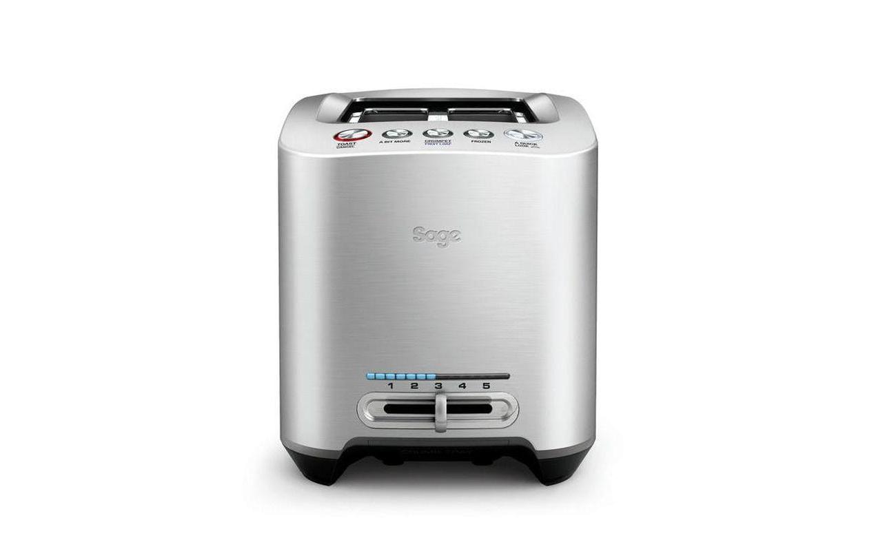 Sage Toaster »The Smart Toast Silberfarben« 2 kurze Schlitze für 2 Scheiben 1000 W