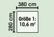 Kiehn-Holz Gartenhaus 1«, per (Set) | Rechnung »Gipsberg BAUR