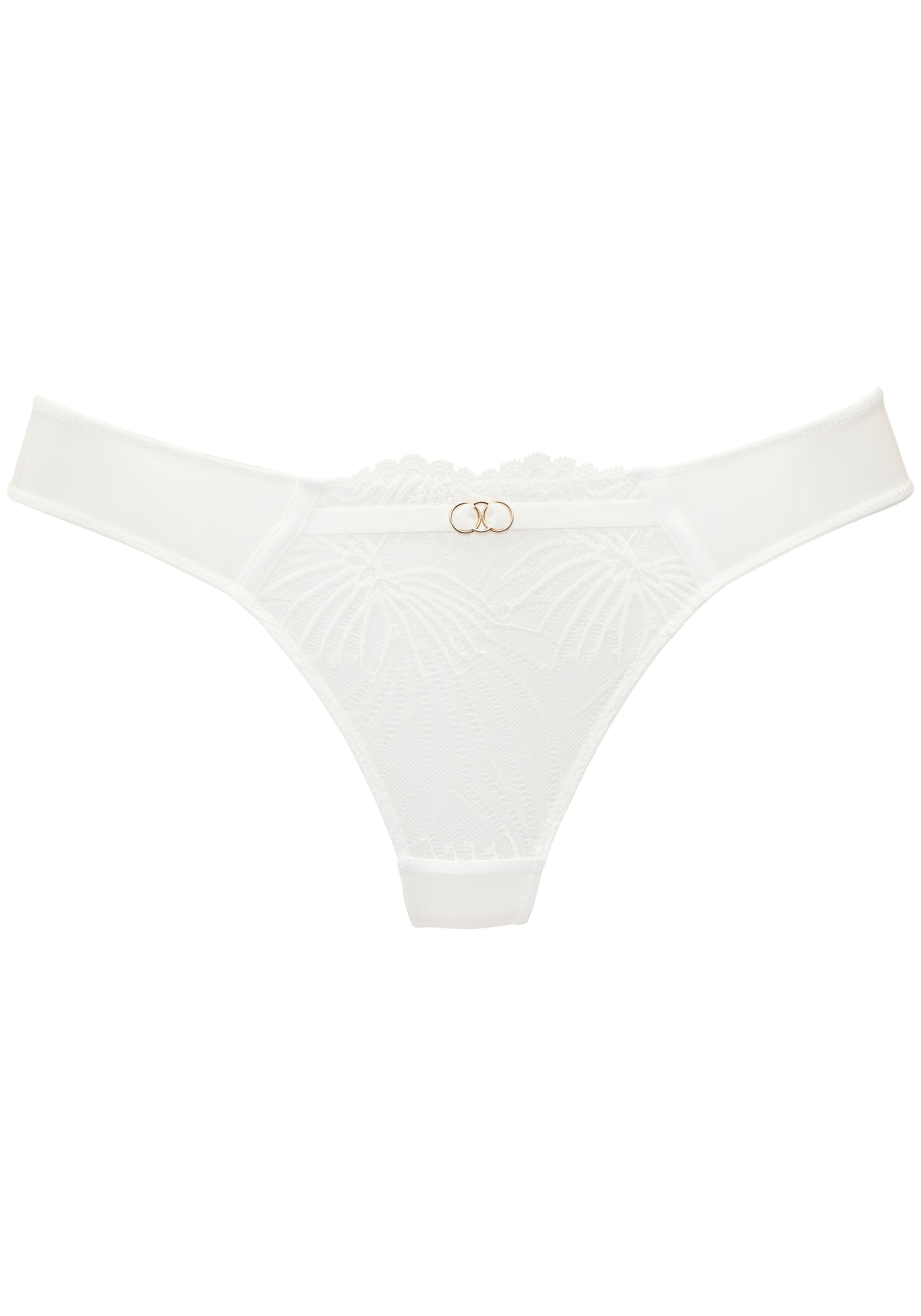 LASCANA String »Alexia« mit sexy Cut-Out & Ringaccessoires, sexy Dessous