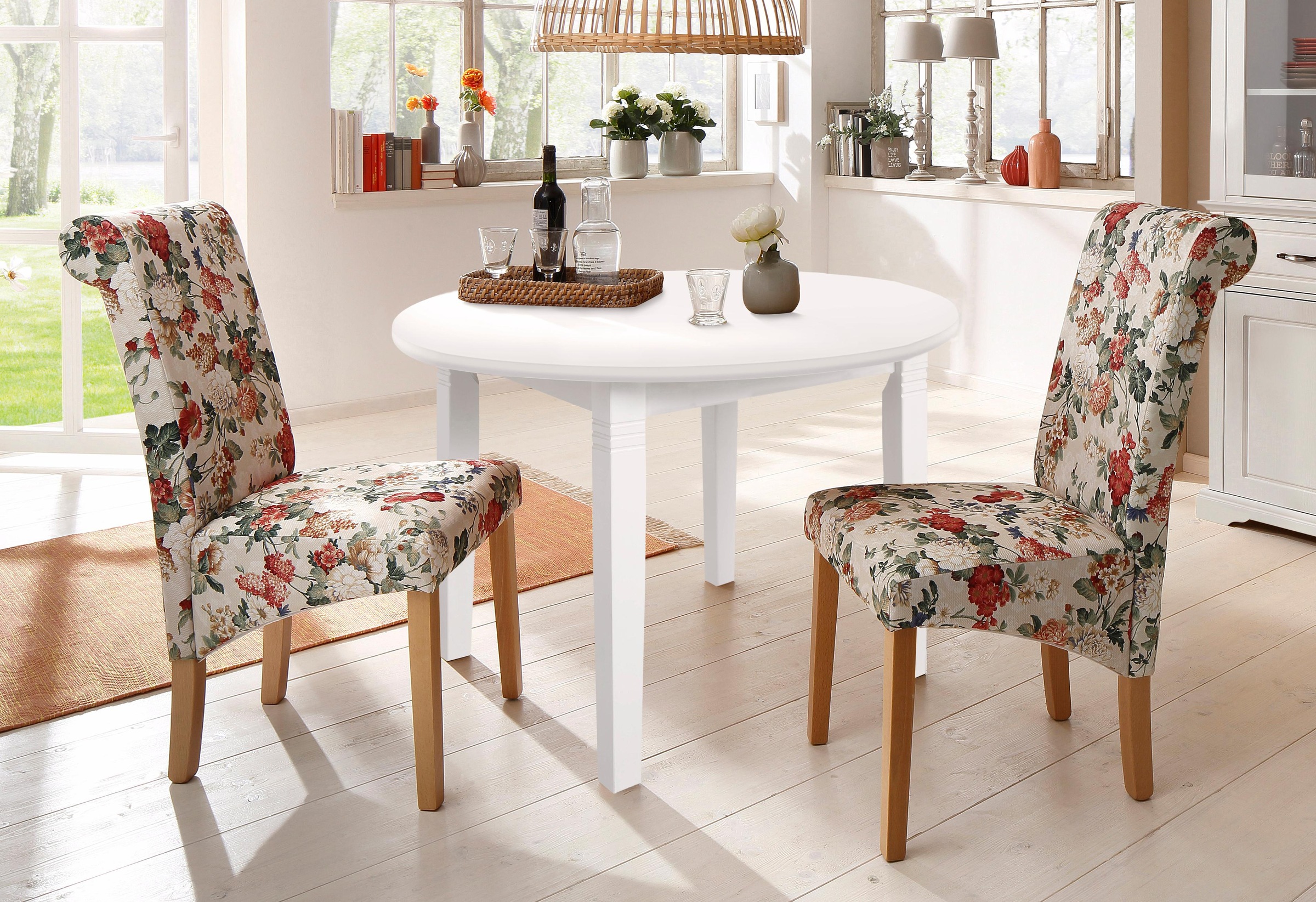 OTTO home Esstisch "Danuta" aus massiver Kiefer, runde Ausführung günstig online kaufen