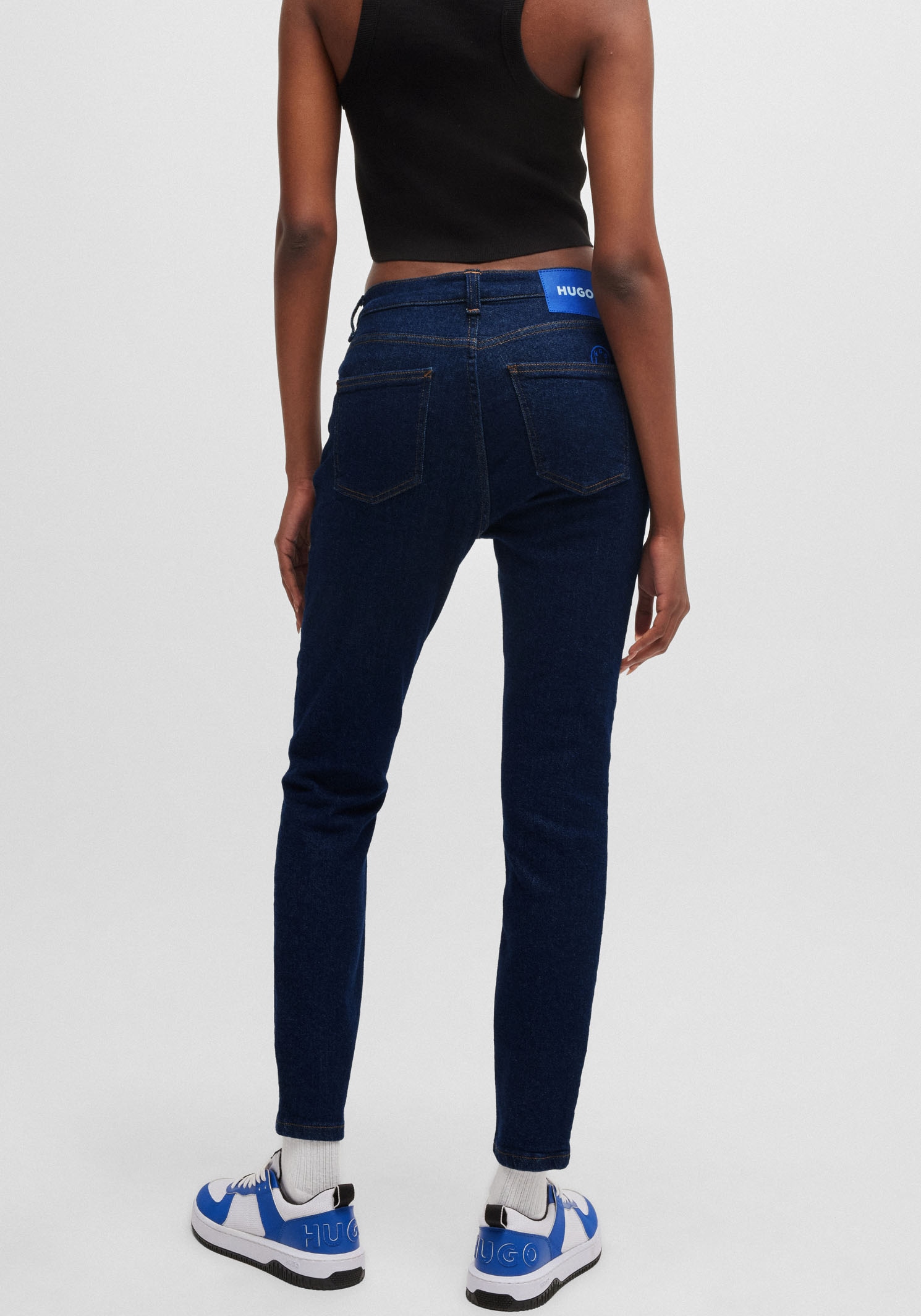 HUGO Blue Skinny-fit-Jeans "Malu", Skinny Fit mit mittlerer Leibhöhe günstig online kaufen