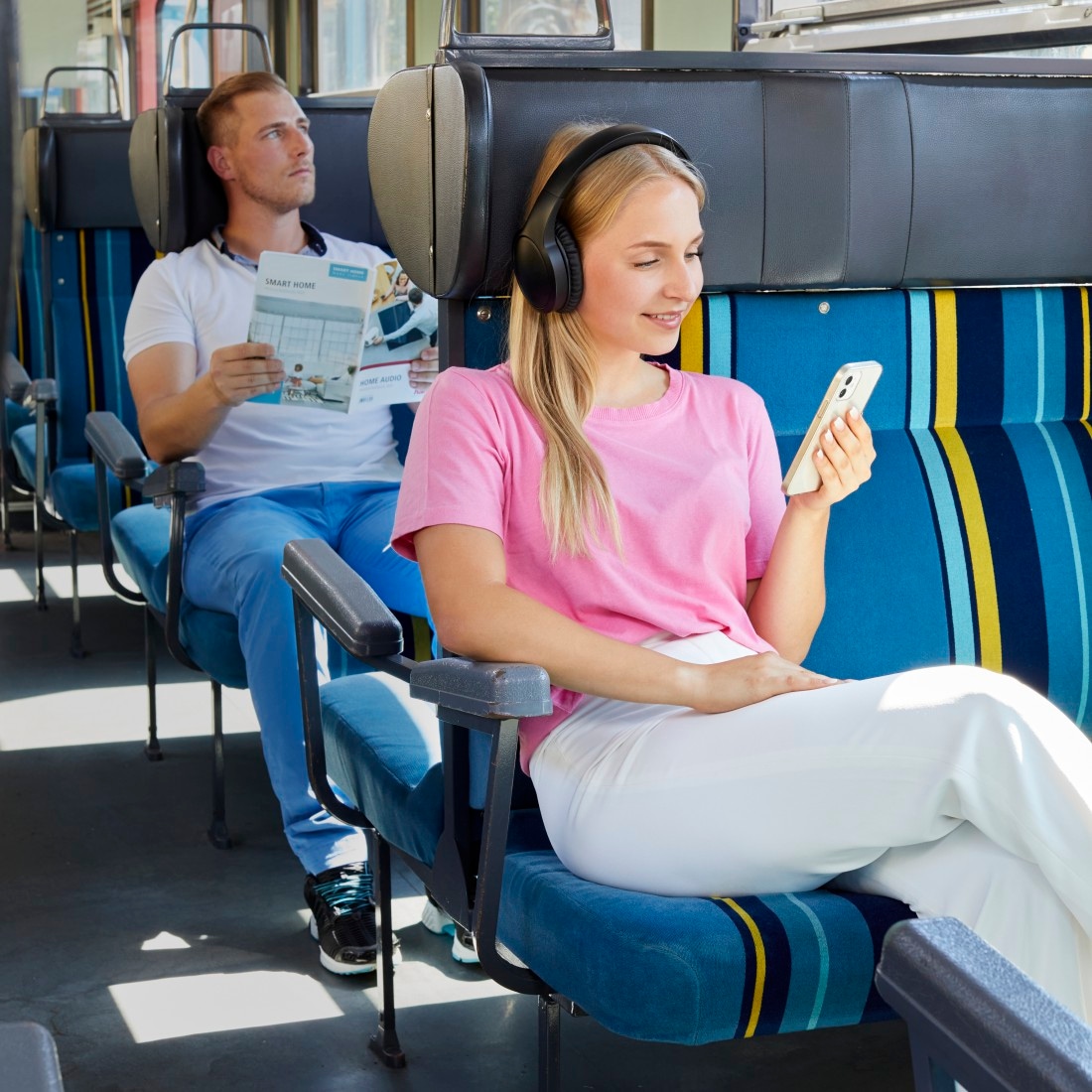 Hama Bluetooth-Kopfhörer »Bluetooth®Kopfhörer Active kabellos, faltbar Aktive Google Noise Bluetooth-HFP, (ANC)-Geräuschisolierung, Geräuschreduzierung, | Bluetooth-AVRCP und Over-Ear, Mikrofon«, BAUR Siri integriertes Assistant, A2DP Cancelling
