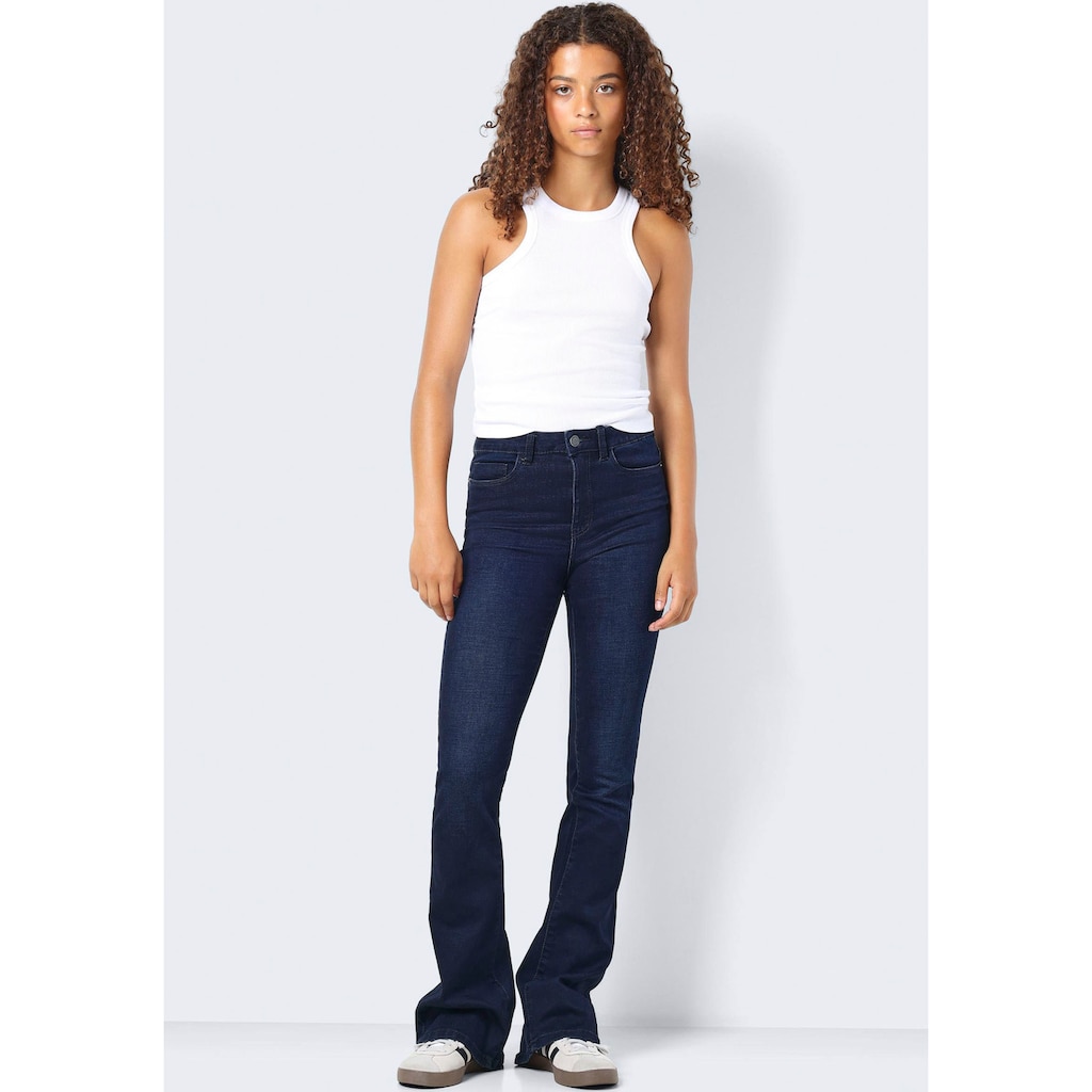 Noisy may Bootcut-Jeans »NMSALLIE HW FLARE JEANS VI241DB NOOS«