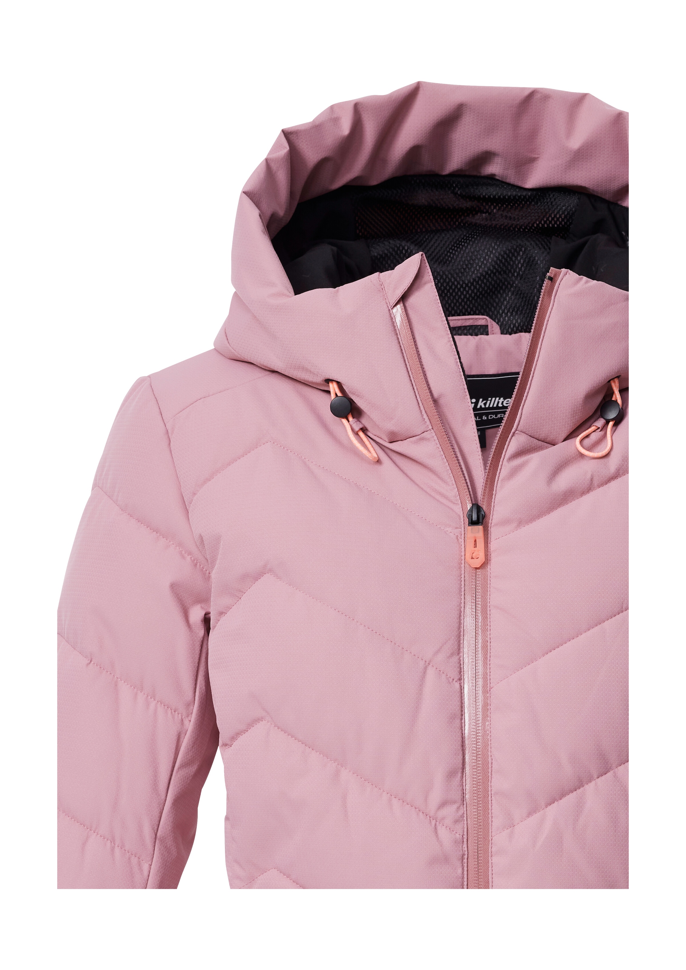 Killtec Skijacke »KSW 31 WMN SKI QLTD JCKT«, Winddichte, wasserabweisende Skijacke mit Daunenoptik und Schneefang