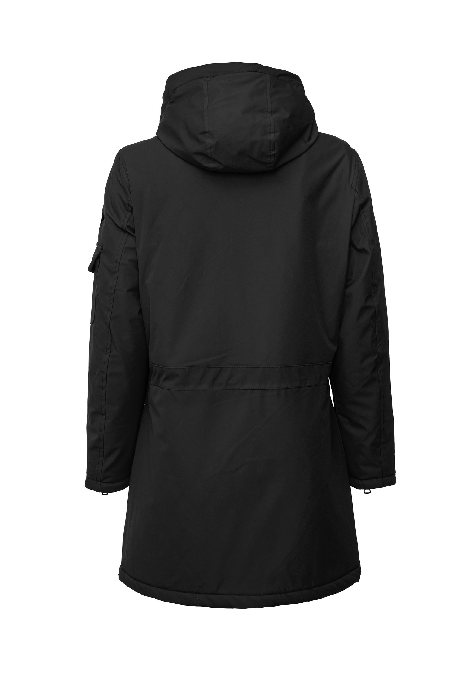 Cipo & Baxx Winterjacke »WM144« mit Kapuze mit Zipper-Details