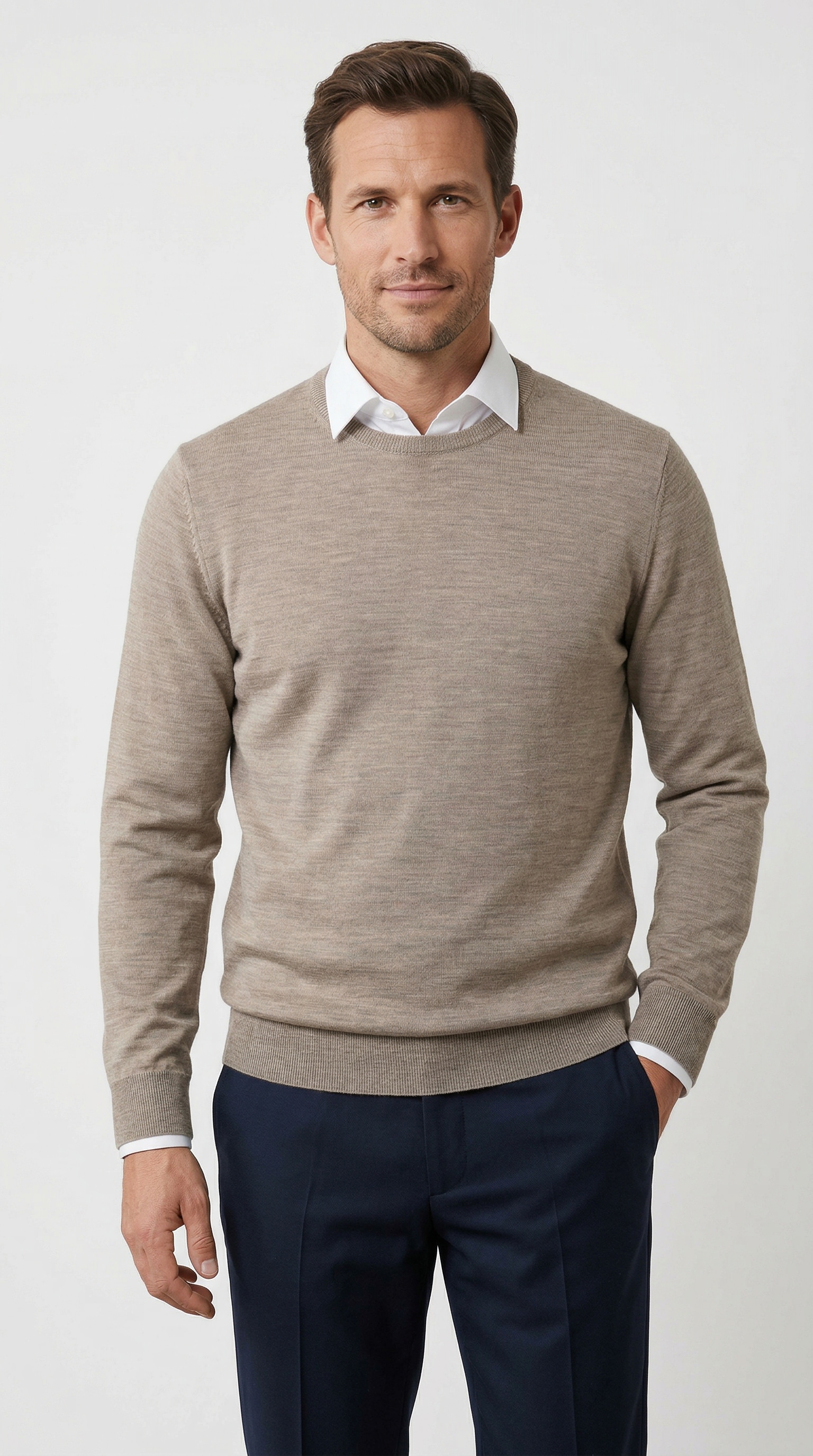 OLYMP "OLYMP Strick Casual" moderner Strickpullover