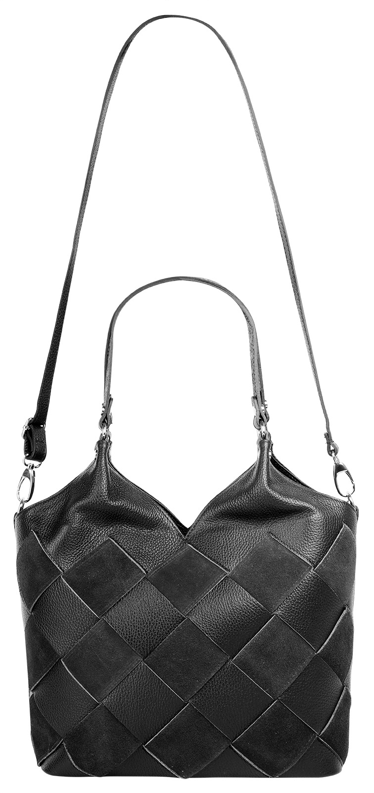Samantha Look Shopper, echt Leder, Made in Italy