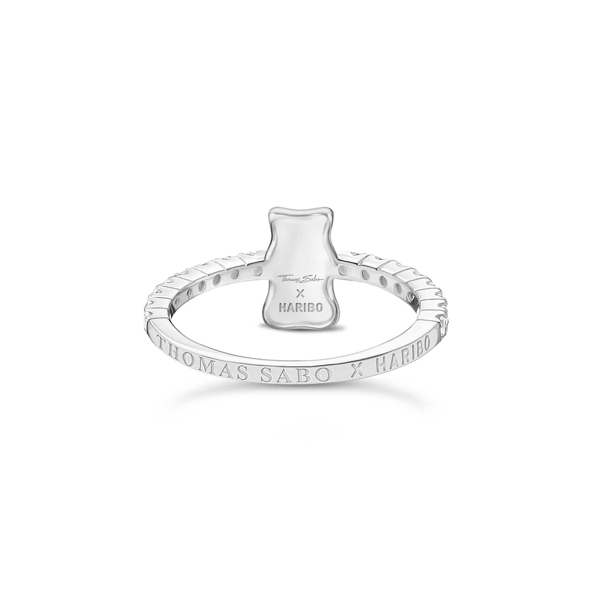 THOMAS SABO Fingerring »THOMAS SABO x HARIBO: Ring mit Goldbär«, mit Zirkonia (synth.)