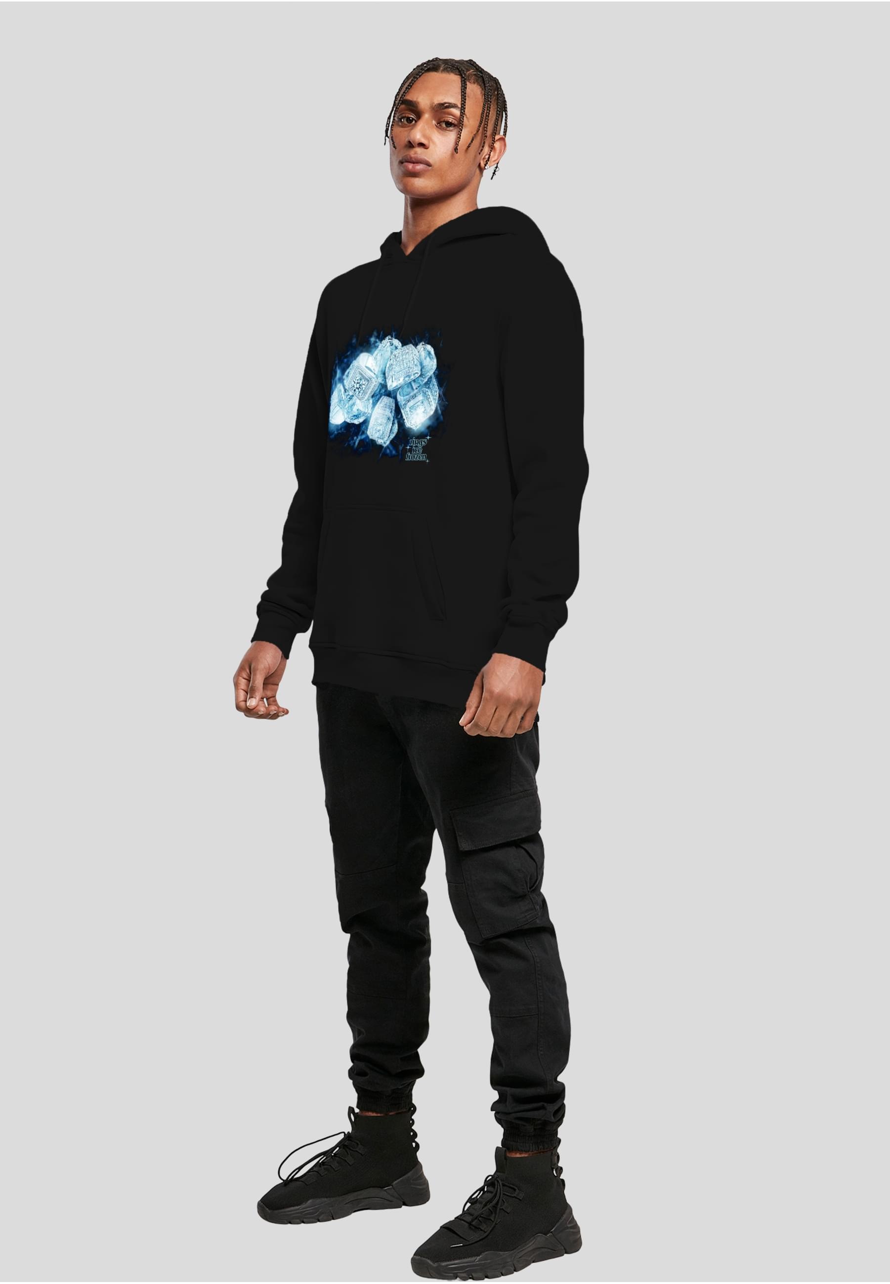 MisterTee Kapuzensweatshirt »MisterTee Herren Ice Rings Hoody«, (1 tlg.)