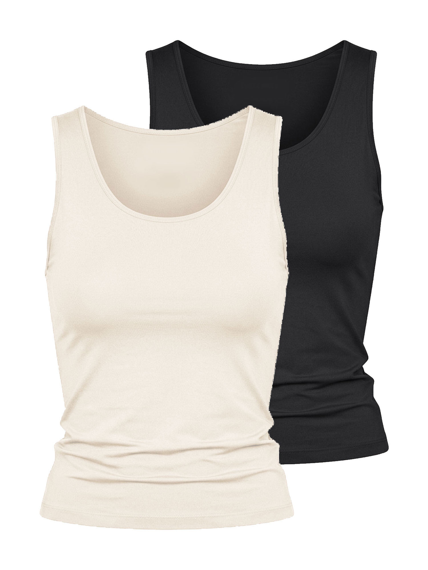 Nina Von C. Achselhemd "2er Pack Achseltop Seide&Modal" 2 Stück, 2 Stk.