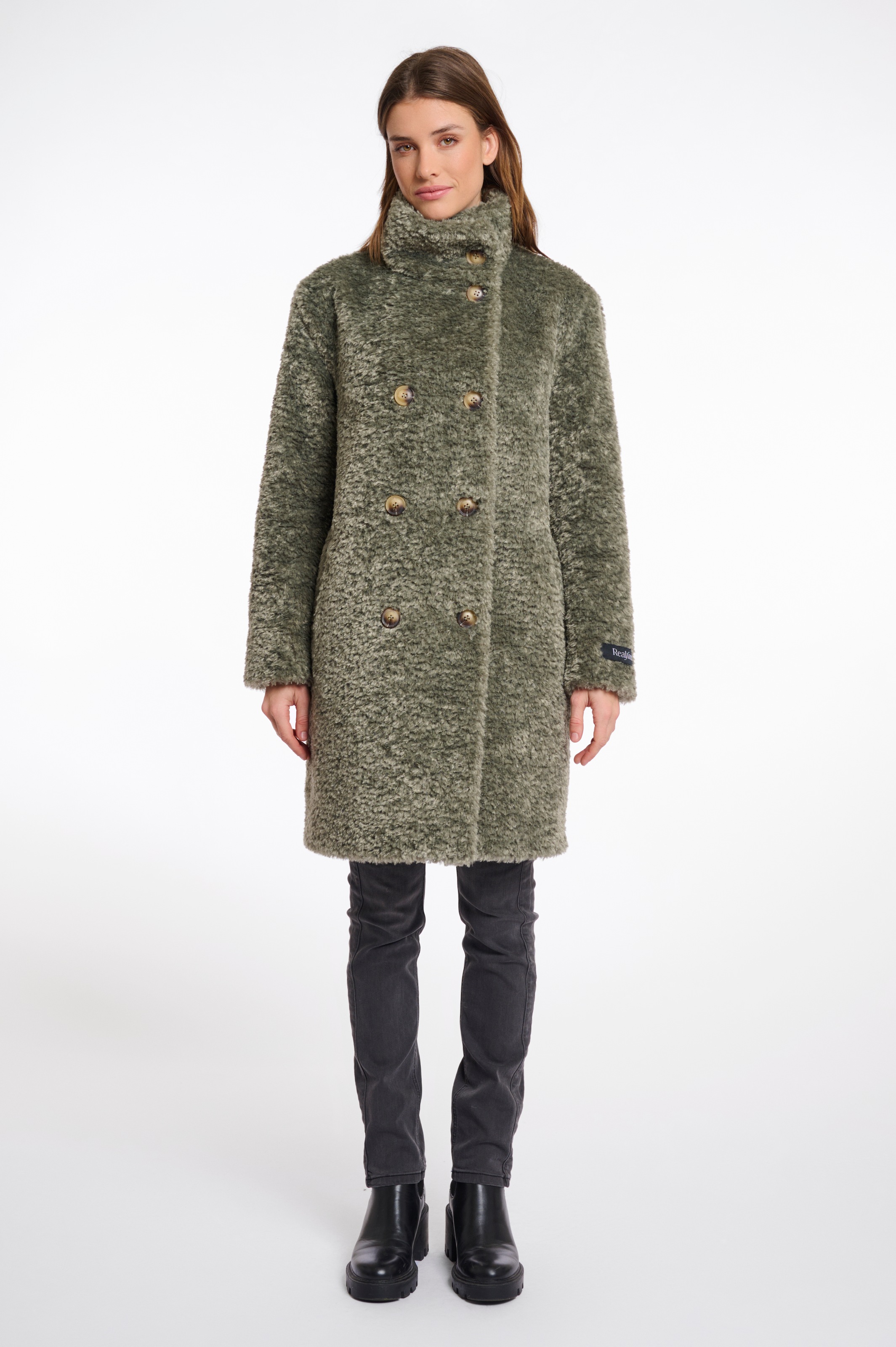 Rino & Pelle Kurzmantel "ENA" in Teddyfell-Optik günstig online kaufen