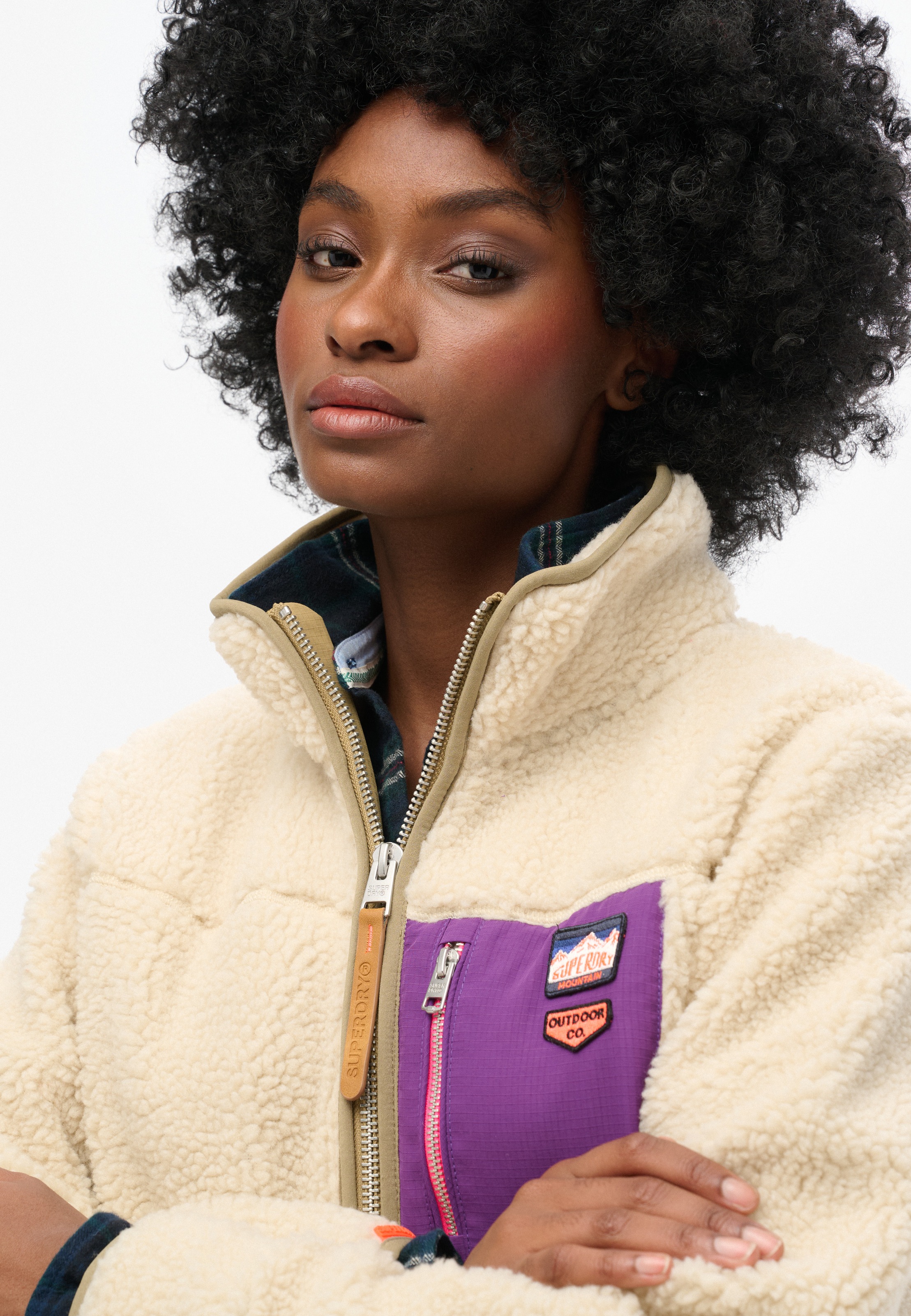 Thumbnail - Superdry Fleecepullover "VINTAGE RETRO HALF ZIP FLEECE"