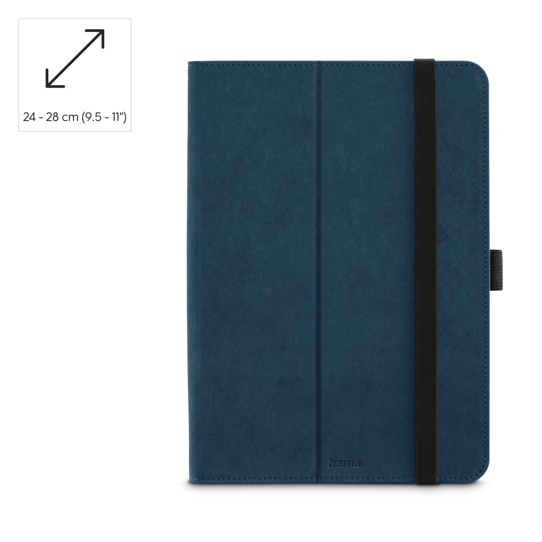 Hama Tablet-Hülle »Schutzhülle "Velvet" für Tablets 24 - 28 cm (9.5 - 11")« Tablet mit Einsteckfächer, universell