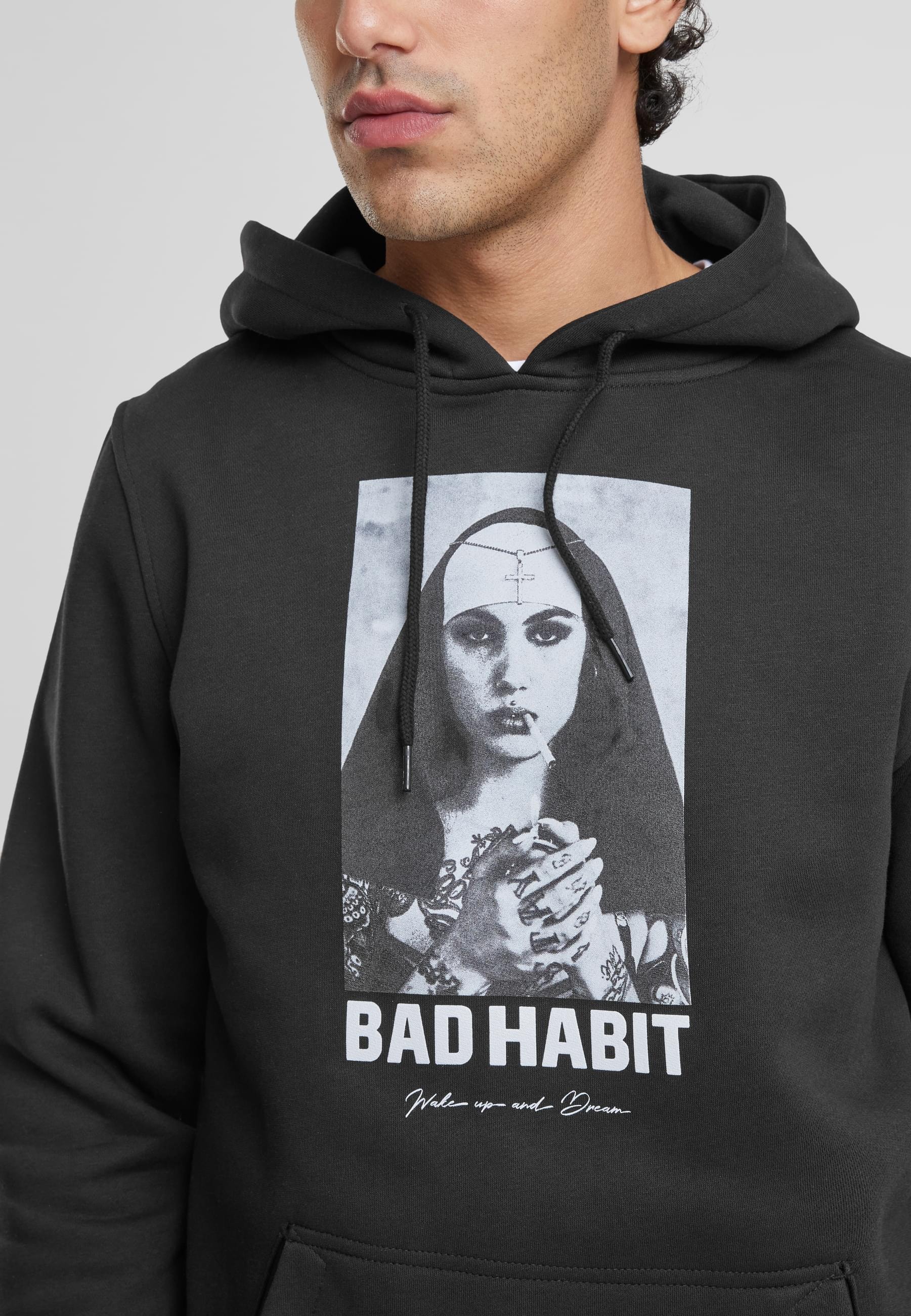 MisterTee Kapuzensweatshirt »MisterTee Herren Bad Habit Hoody«, (1 tlg.)