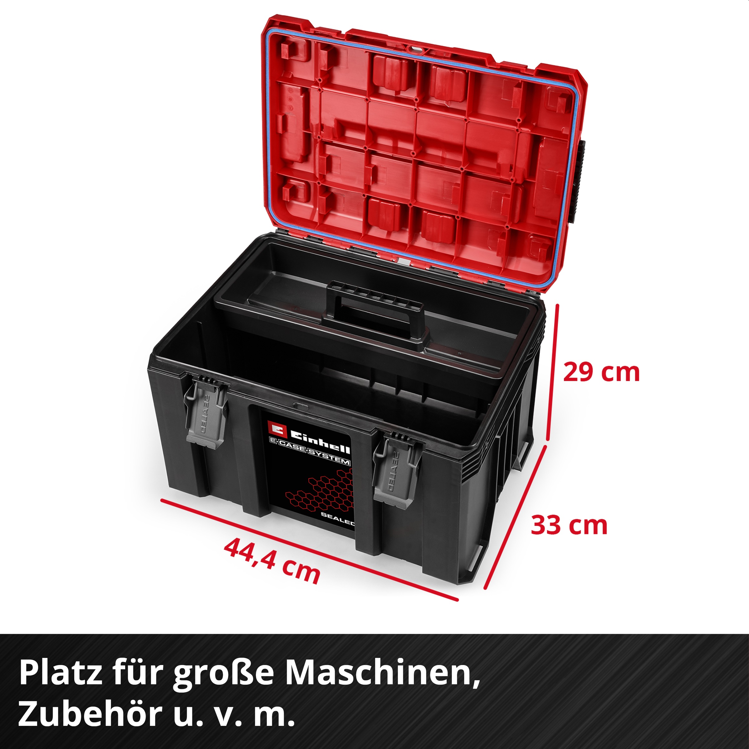 Einhell Werkzeugkoffer »E-Case Rolling Workshop SEALED«