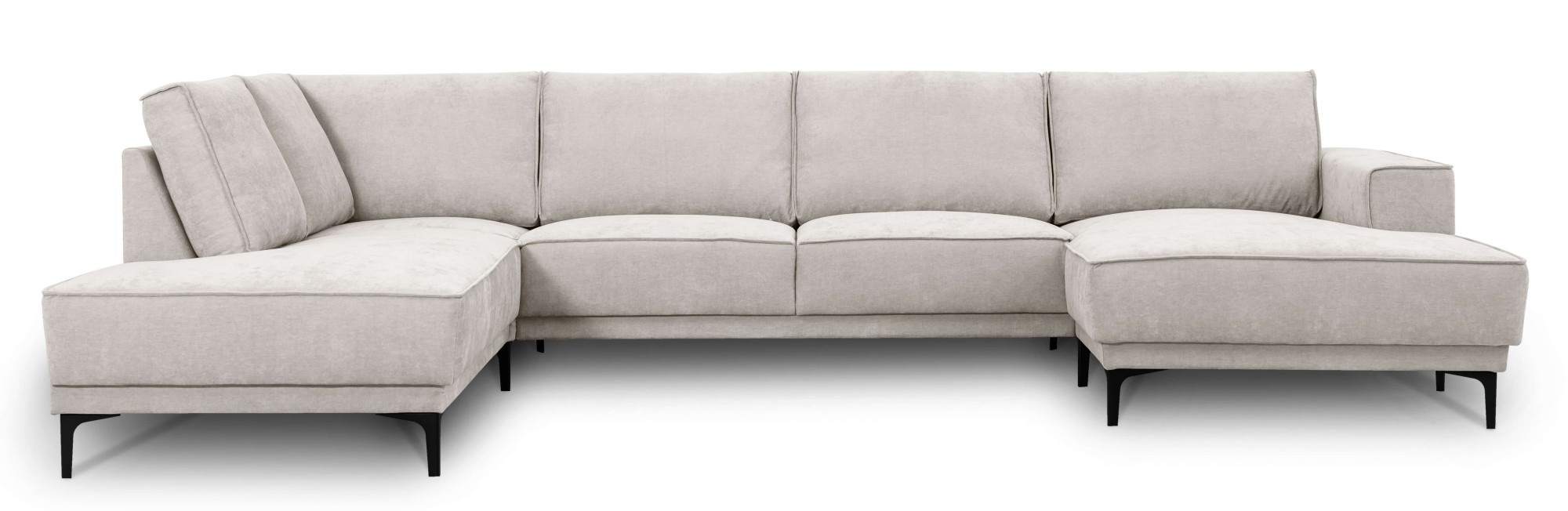 OTTO home Wohnlandschaft "XXL Sofa Oland, Struktur, Flachgewebe, Luxus-Micr günstig online kaufen