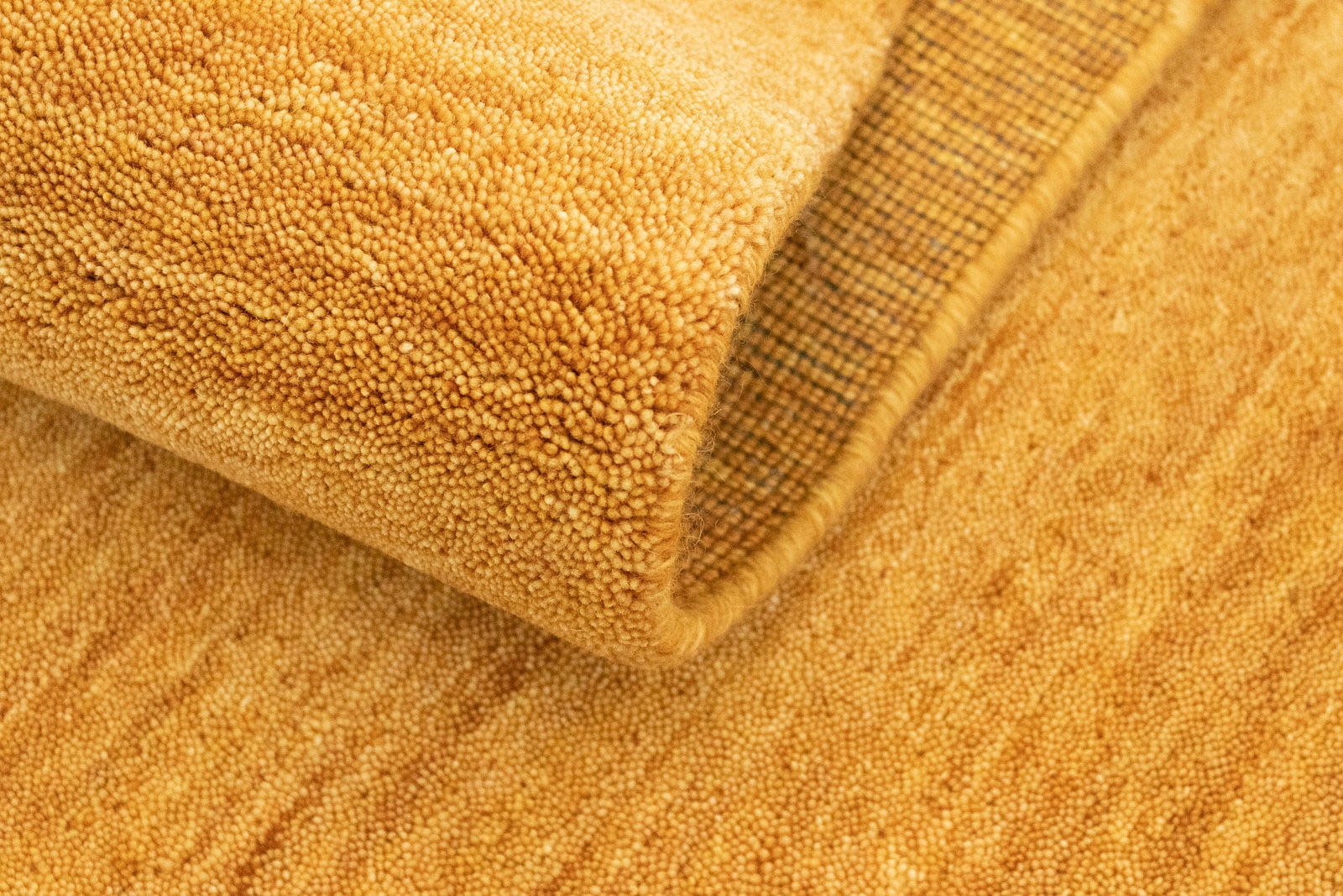 morgenland Wollteppich »Uni - Gabbeh Teppich - Softy«, rechteckig, 1,6 mm Höhe, Gabbeh Optik, Uni Farben, reine Wolle, sehr weicher Flor, Wohnzimmer