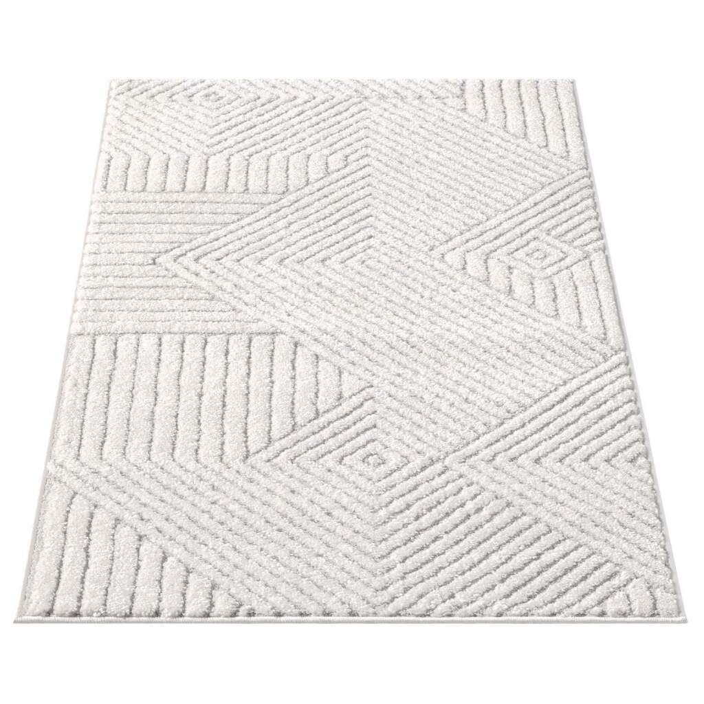 Carpet City Teppich "LOUNGE 0632" rechteckig 15 mm Höhe Kurzflor-Teppich Mo günstig online kaufen